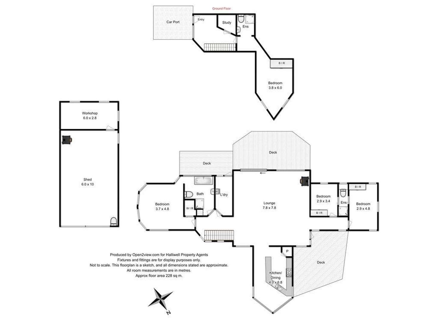 Floorplan of Homely house listing, 74 Atkins Drive, Acacia Hills TAS 7306