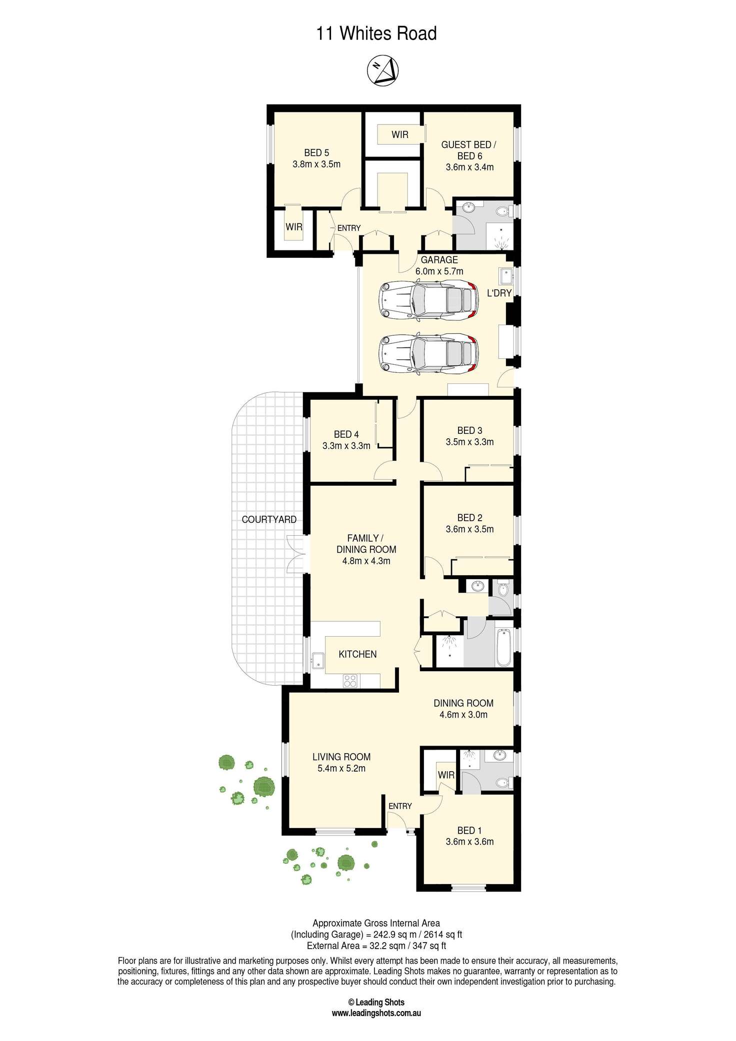 Floorplan of Homely house listing, 11 Whites Road, Manly West QLD 4179