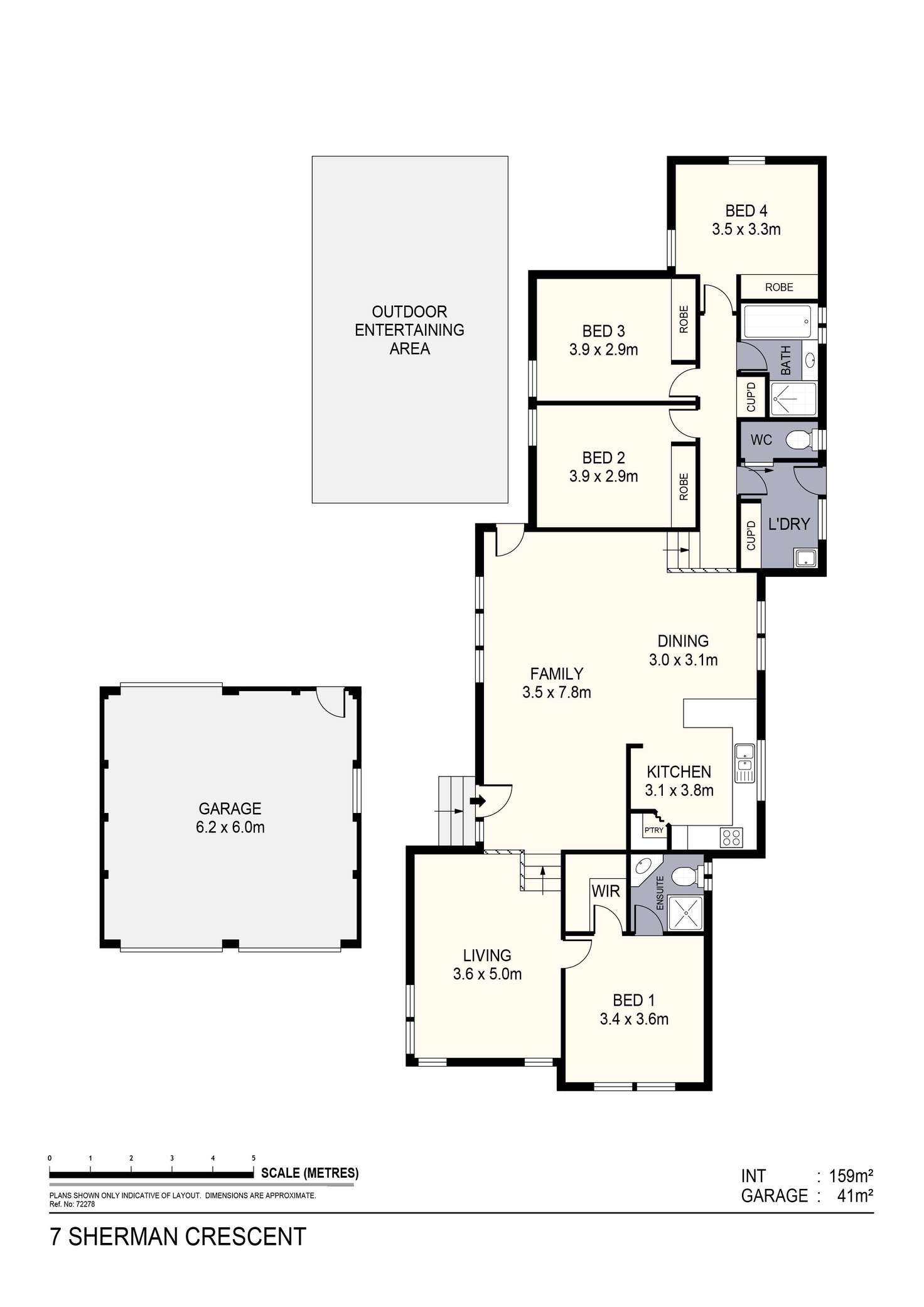 Floorplan of Homely house listing, 7 Sherman Crescent, Spring Gully VIC 3550