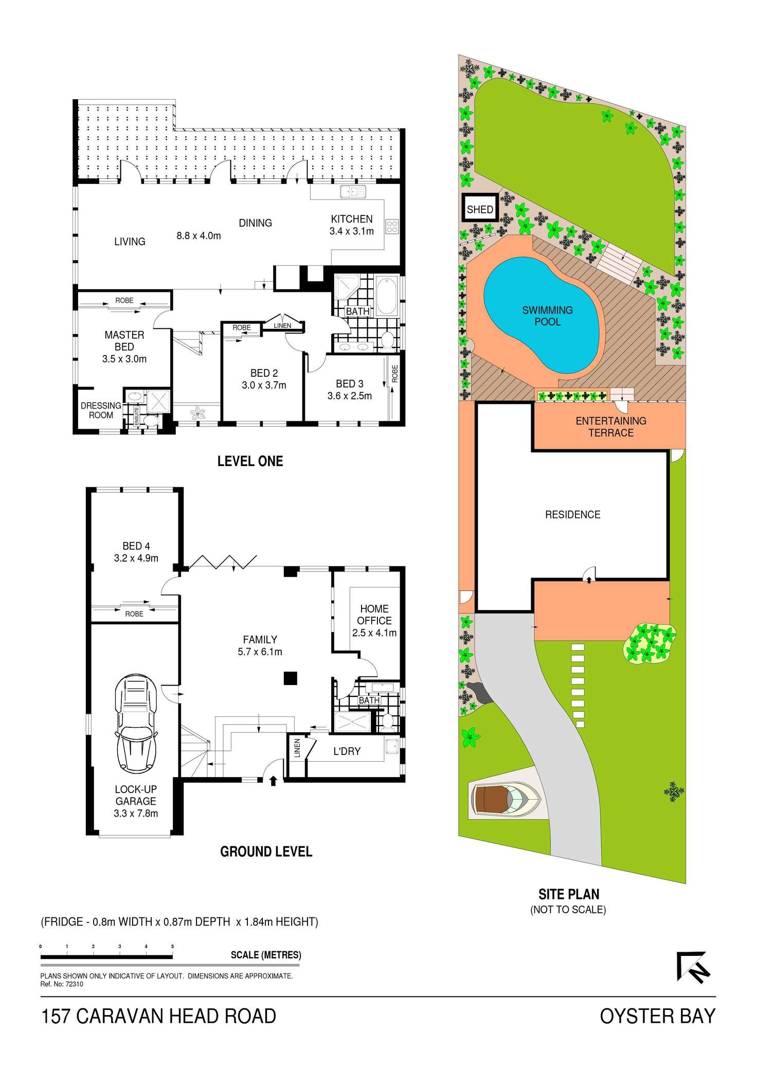 Floorplan of Homely house listing, 157 Caravan Head Road, Oyster Bay NSW 2225