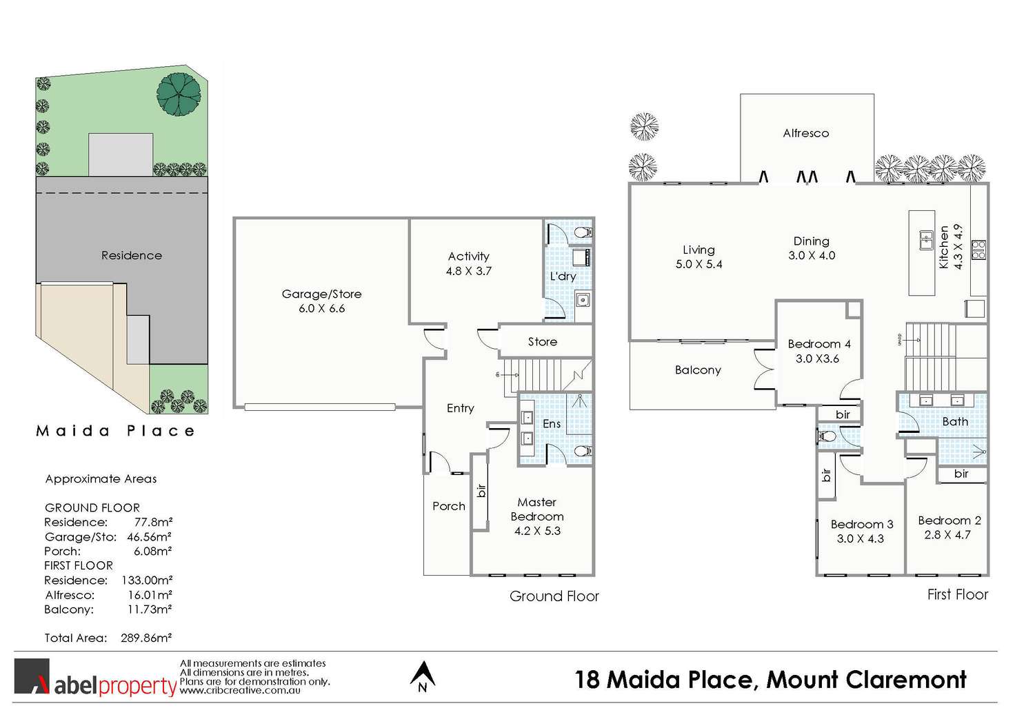 Floorplan of Homely house listing, 18 Maida Place, Mount Claremont WA 6010