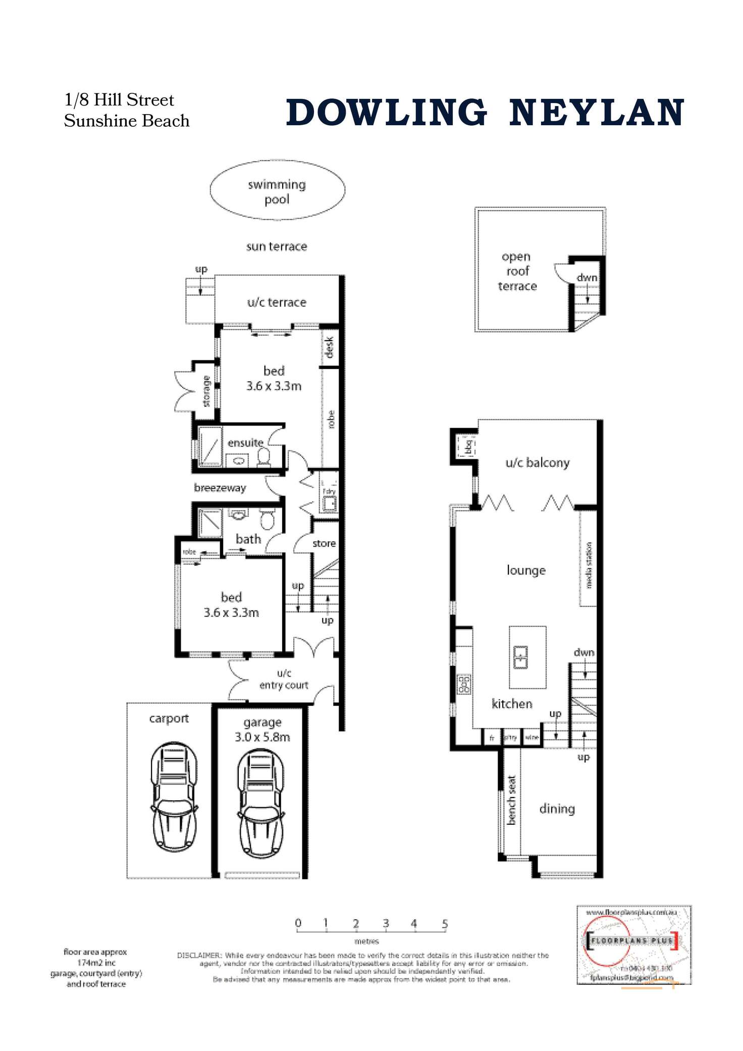 Floorplan of Homely semiDetached listing, 1/8 Hill Street, Sunshine Beach QLD 4567