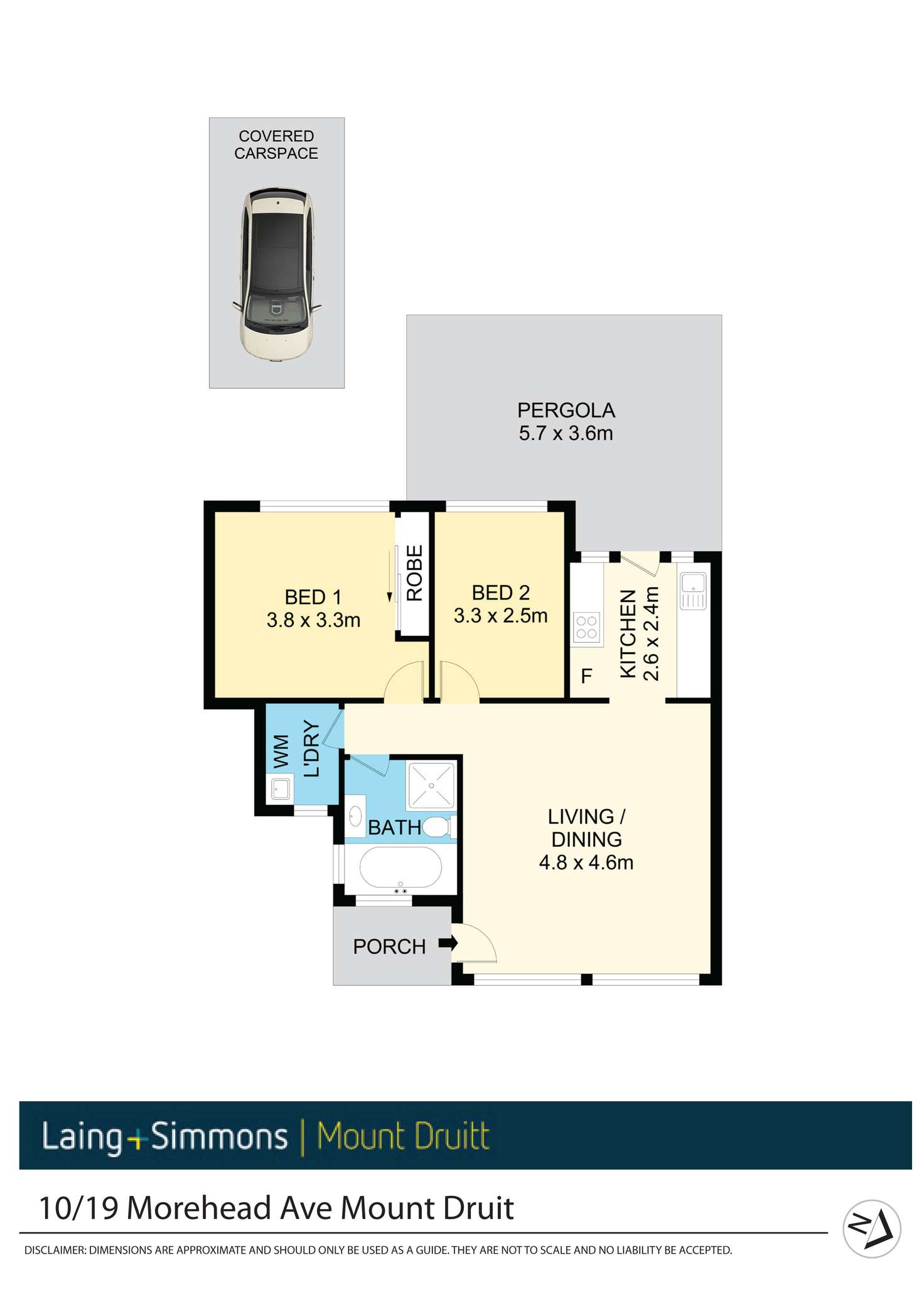 Floorplan of Homely villa listing, 10/19 Morehead Avenue, Mount Druitt NSW 2770