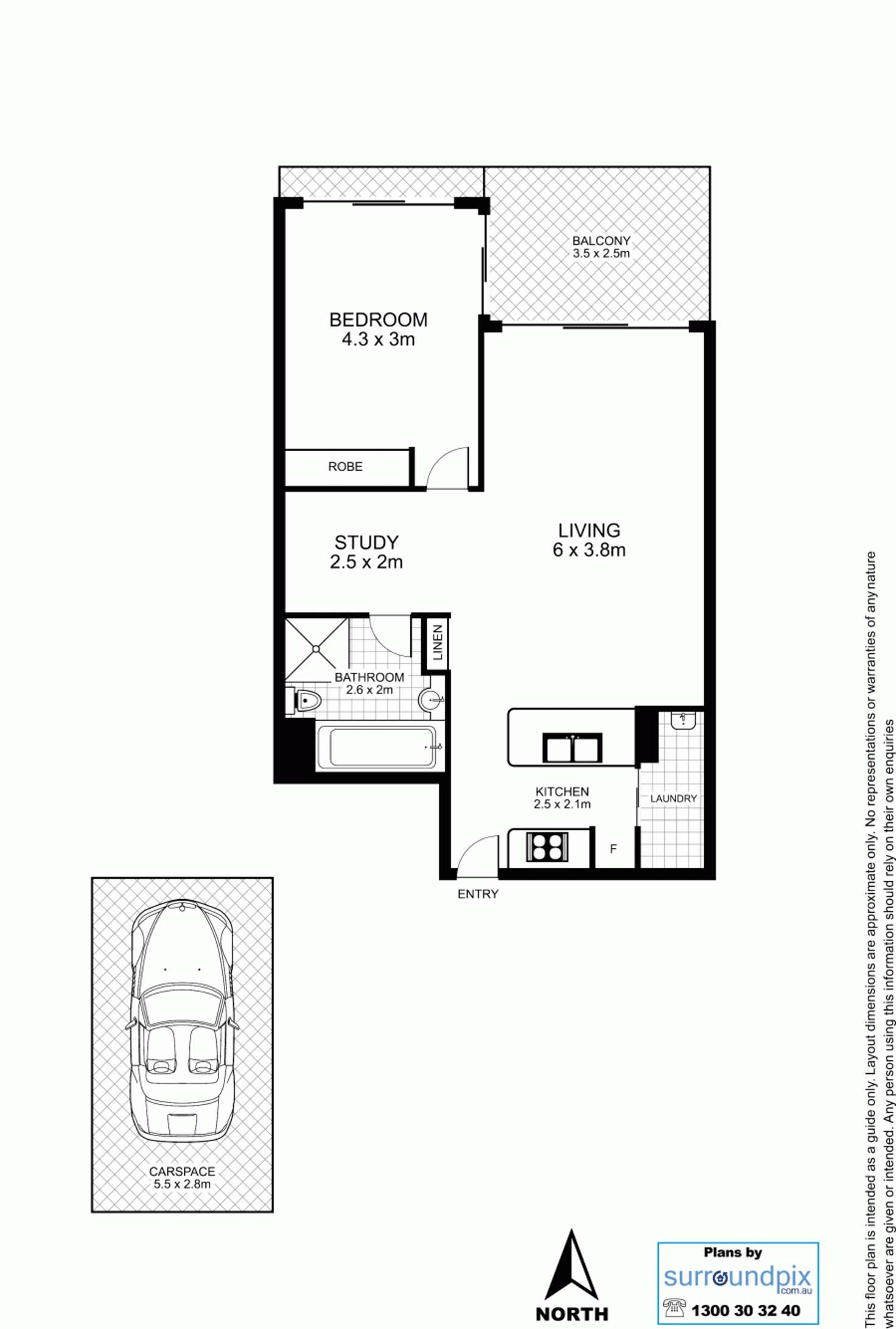 Floorplan of Homely apartment listing, A12.03/1 Jack Brabham Drive, Hurstville NSW 2220