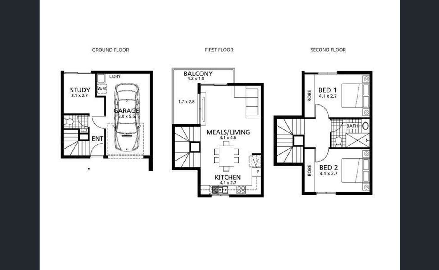 Floorplan of Homely townhouse listing, 19/39 Crighton Avenue, Royal Park SA 5014