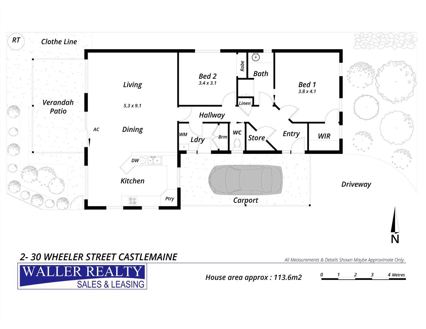 Floorplan of Homely house listing, 2/30 Wheeler Street, Castlemaine VIC 3450
