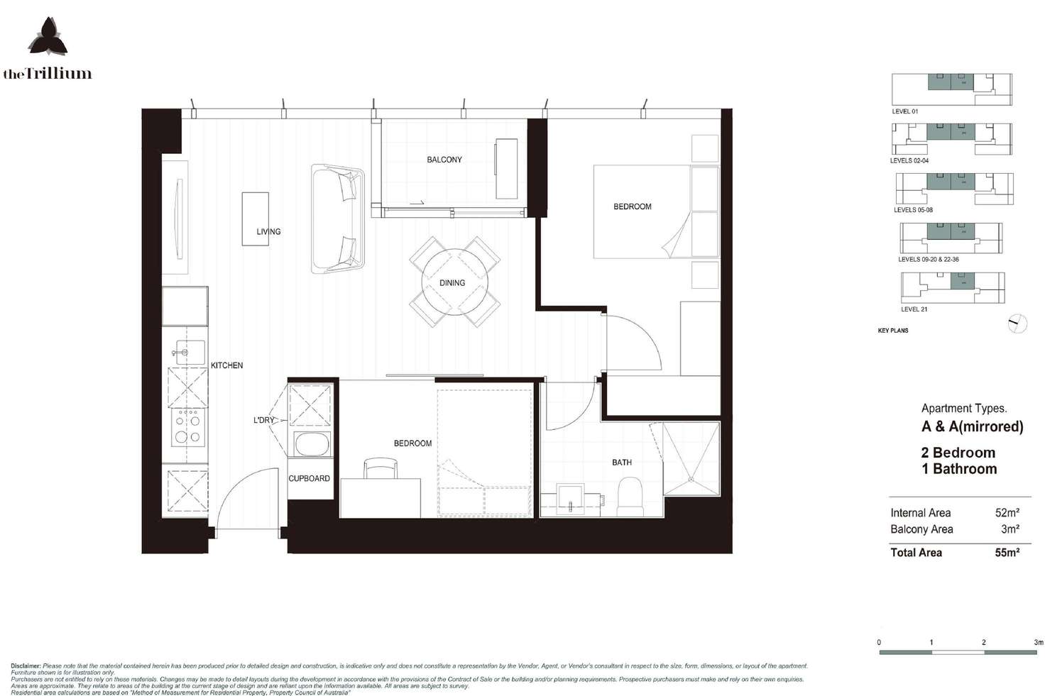 Floorplan of Homely apartment listing, 3104/36 La Trobe Street, Melbourne VIC 3000