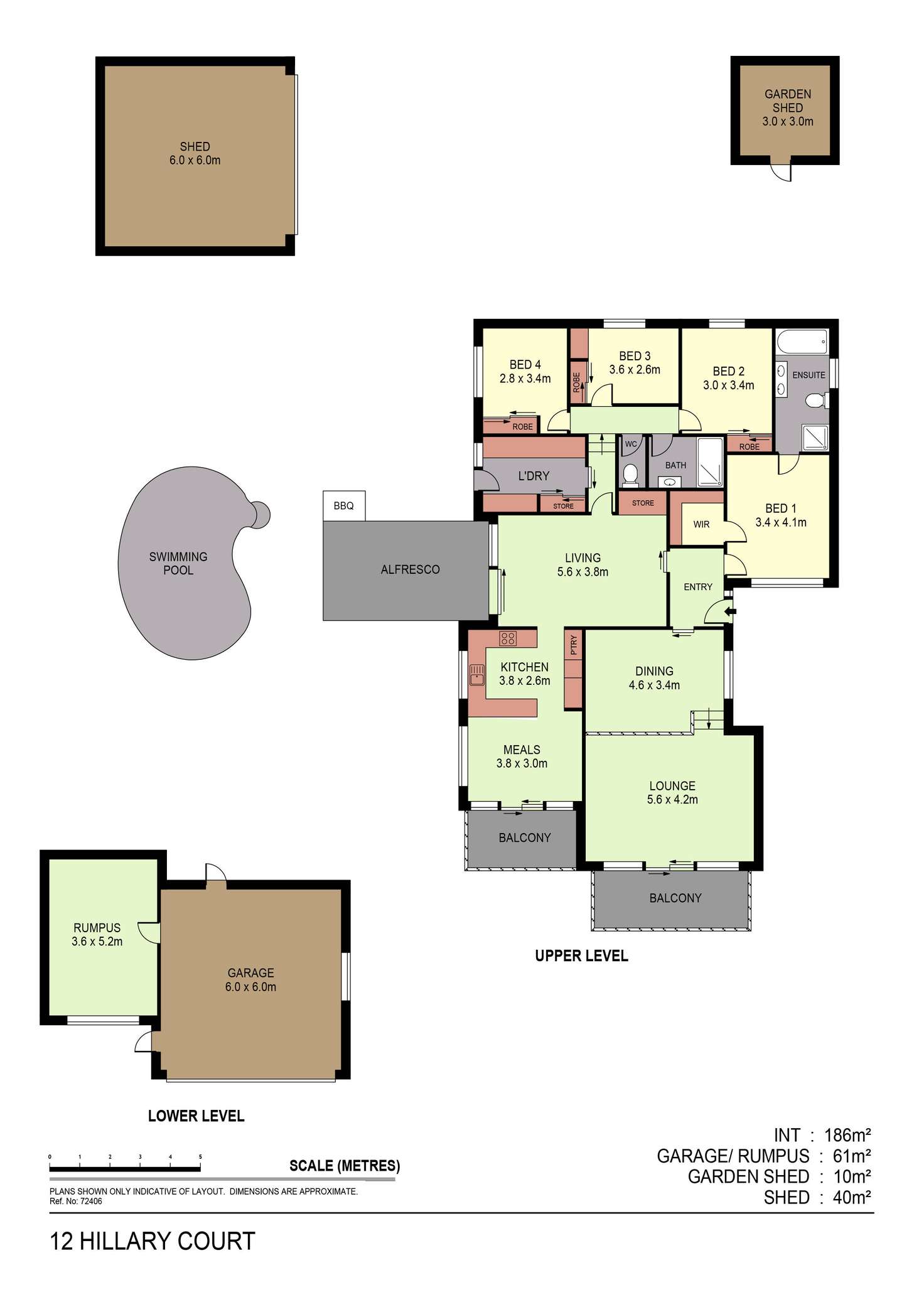 Floorplan of Homely house listing, 12 Hillary Court, Strathdale VIC 3550