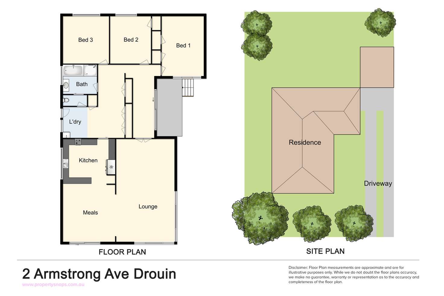 Floorplan of Homely house listing, 2 Armstrong Avenue, Drouin VIC 3818