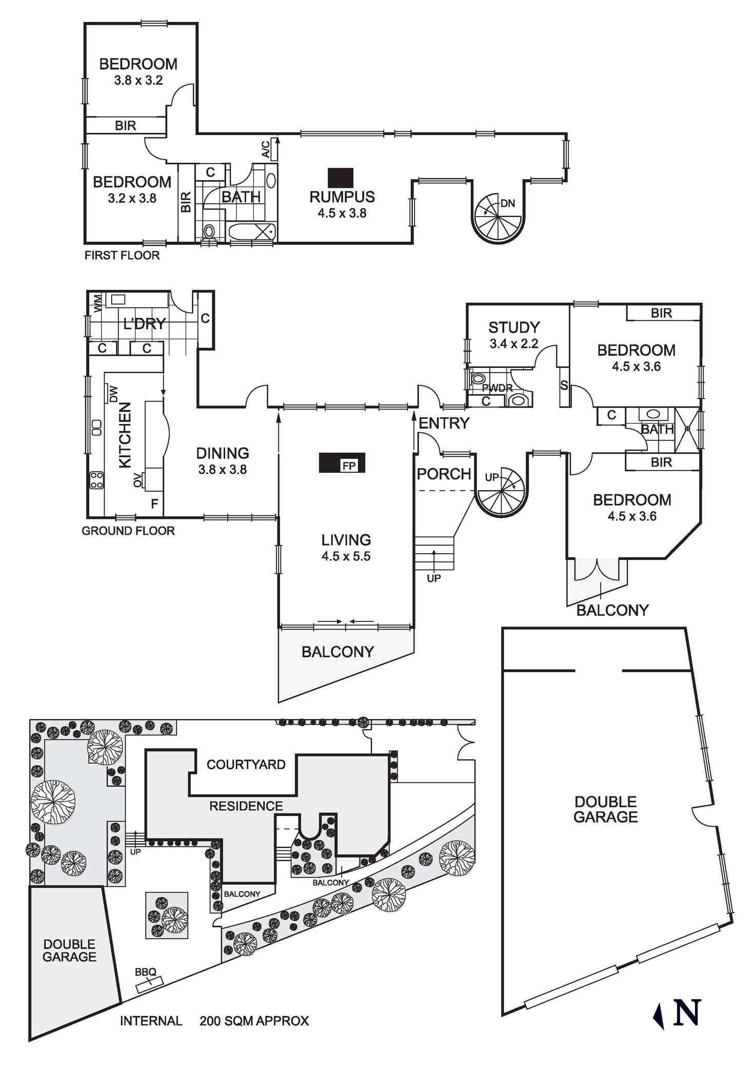 Floorplan of Homely house listing, 316 Union Street, Brunswick West VIC 3055
