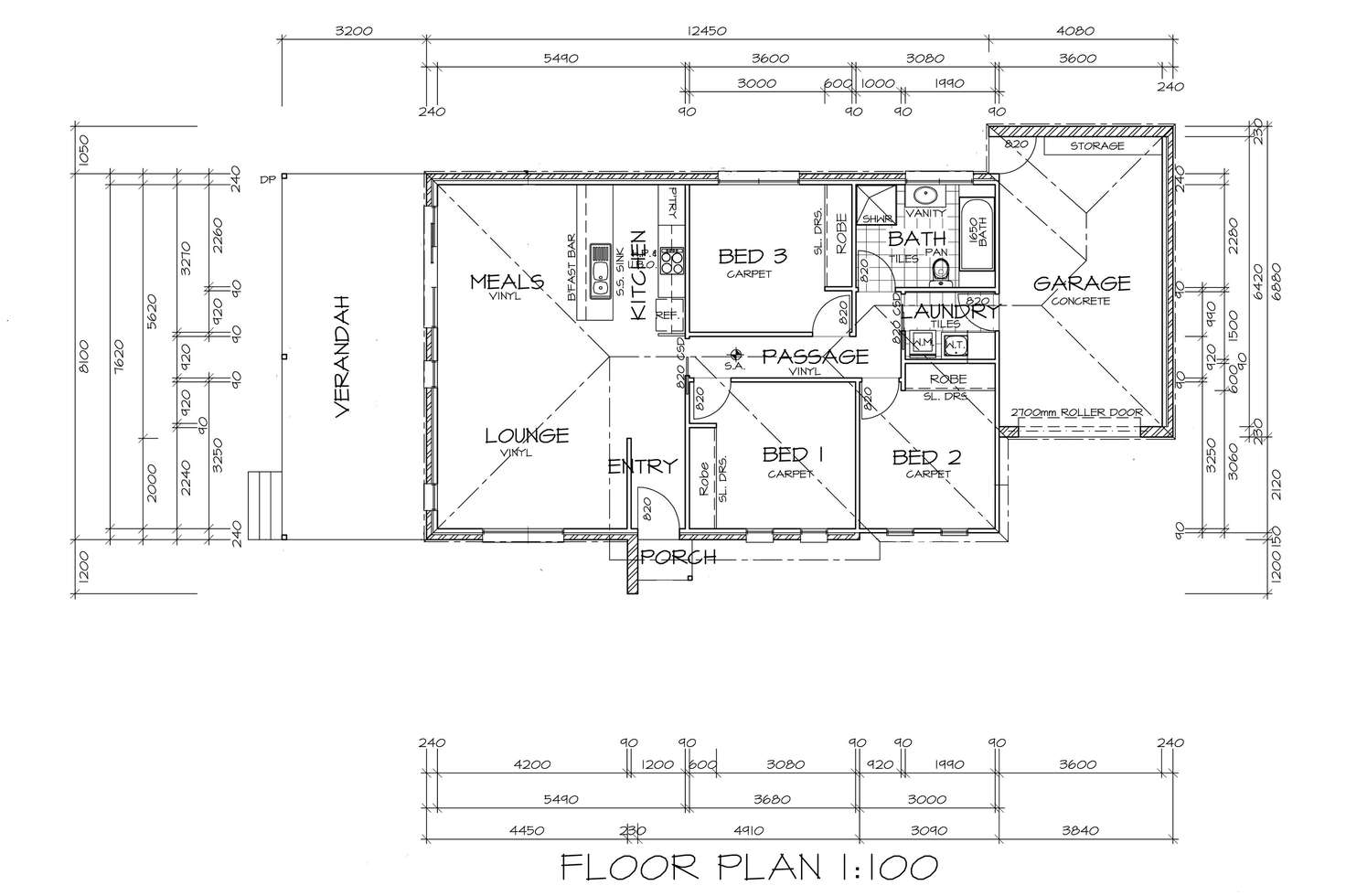 Floorplan of Homely house listing, 28 Barrell Street, California Gully VIC 3556