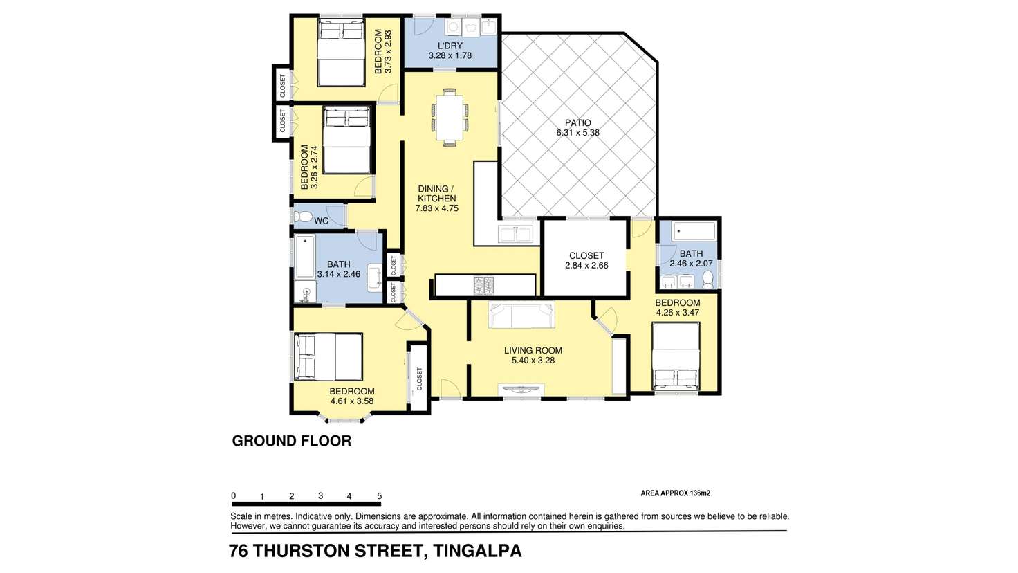 Floorplan of Homely house listing, 76 Thurston Street, Tingalpa QLD 4173