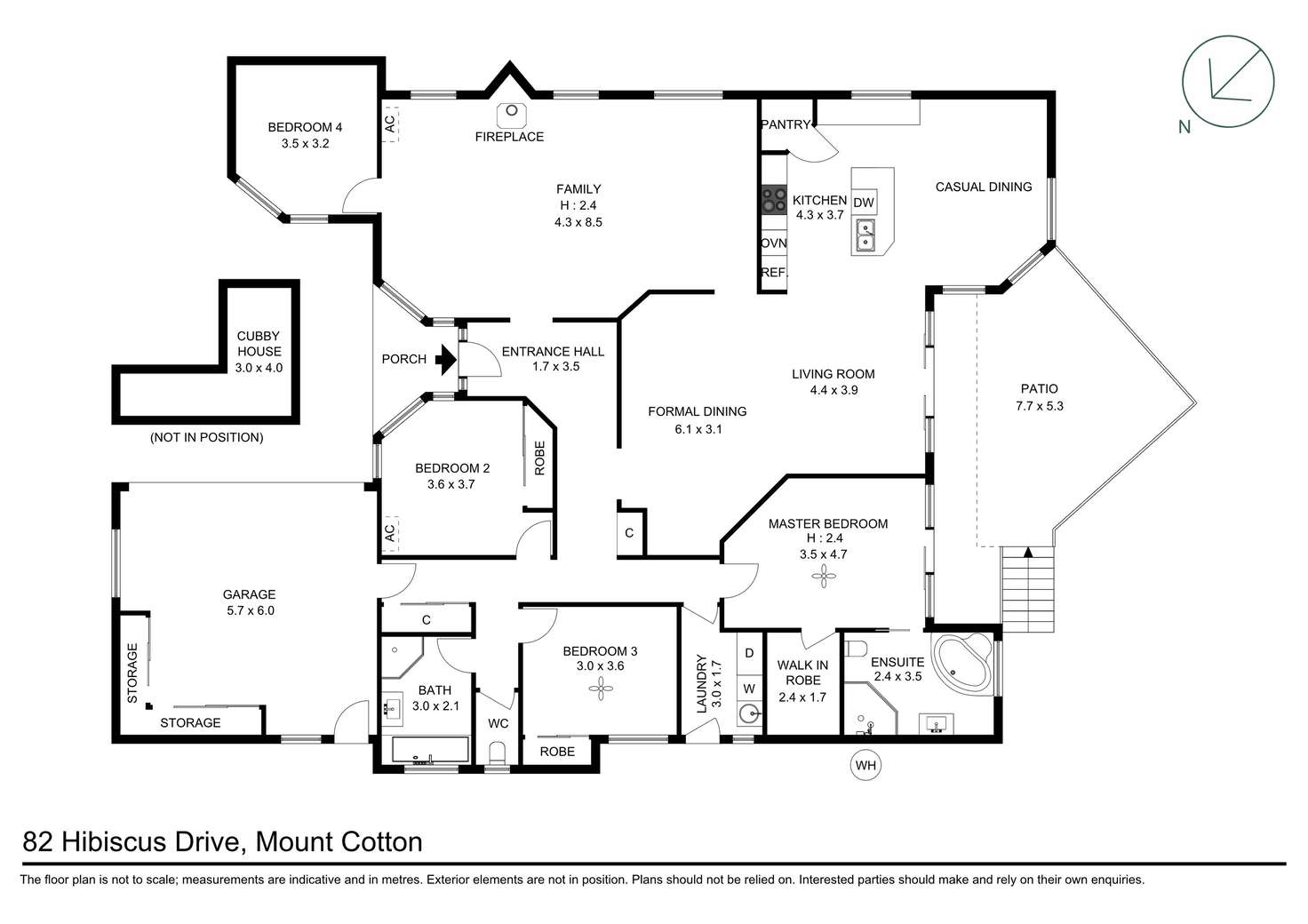 Floorplan of Homely house listing, 82 Hibiscus Drive, Mount Cotton QLD 4165