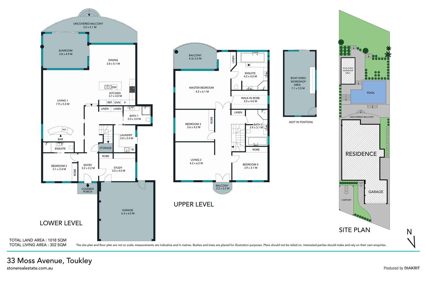 Floorplan of Homely house listing, 33 Moss Avenue, Toukley NSW 2263