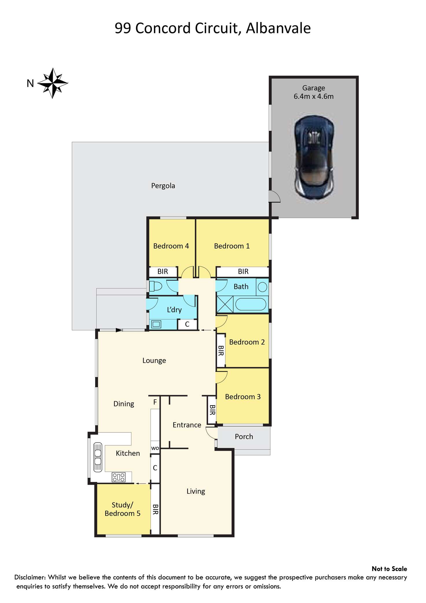 Floorplan of Homely house listing, 99 Concord Circuit, Albanvale VIC 3021