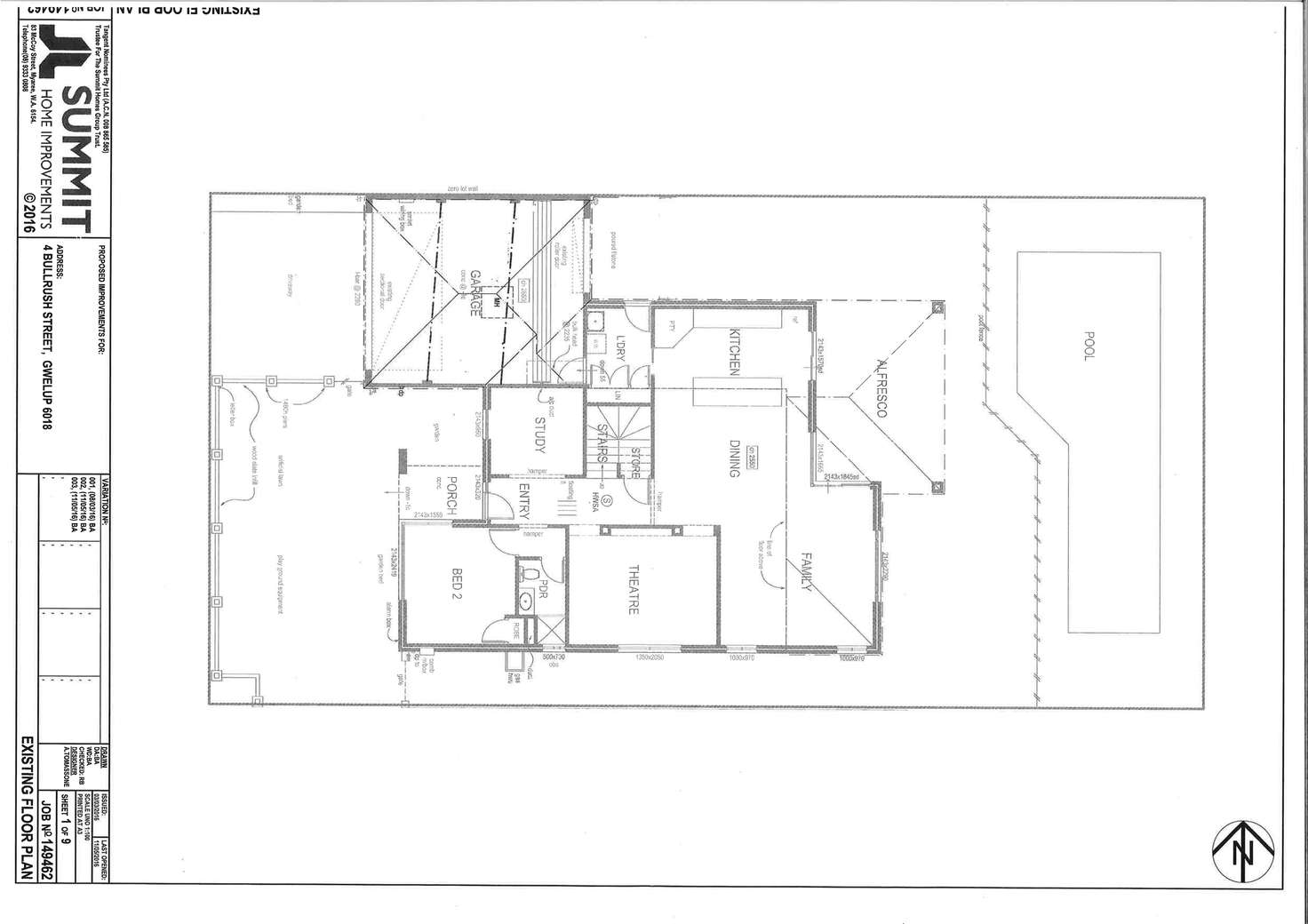Floorplan of Homely house listing, 4 Bullrush Street, Gwelup WA 6018