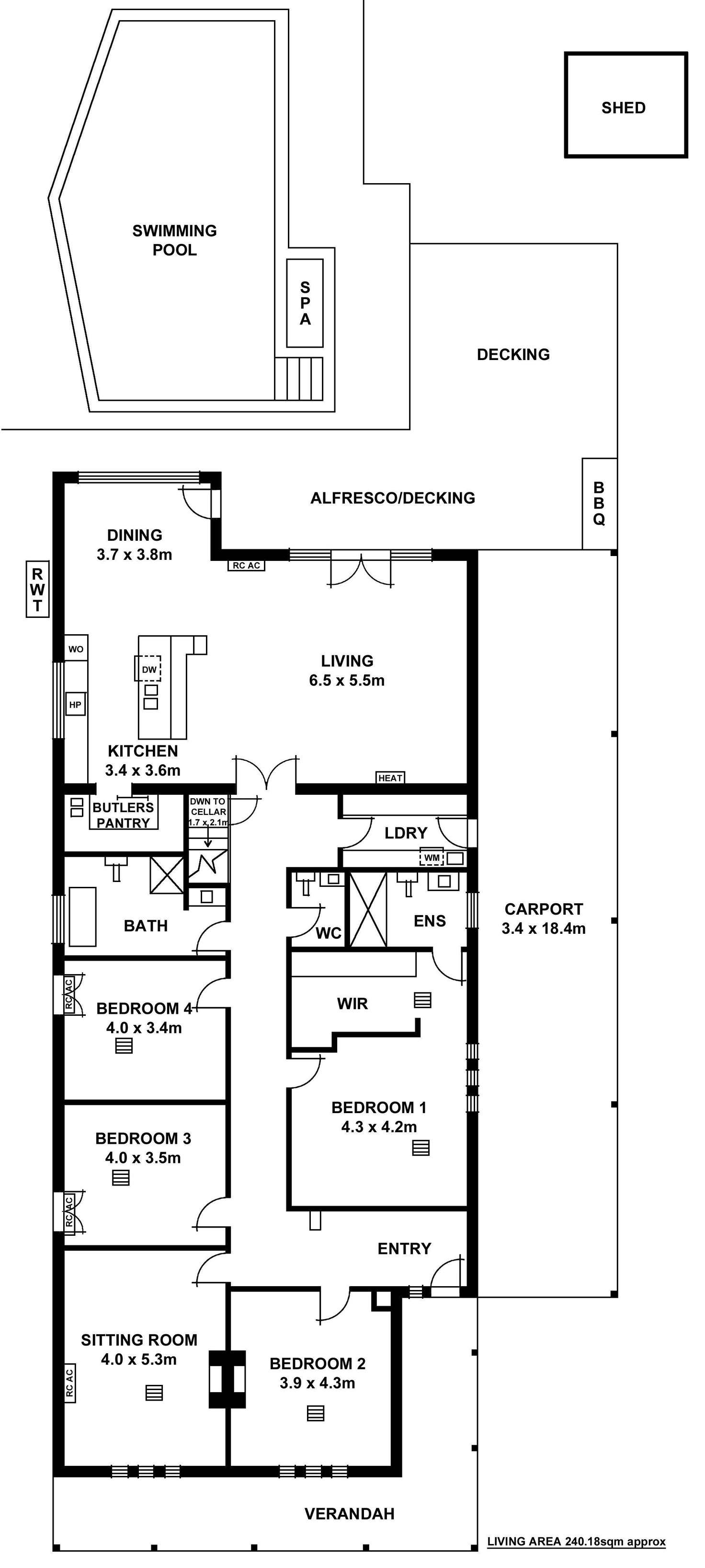 Floorplan of Homely house listing, 78 Alexandra Avenue, Rose Park SA 5067