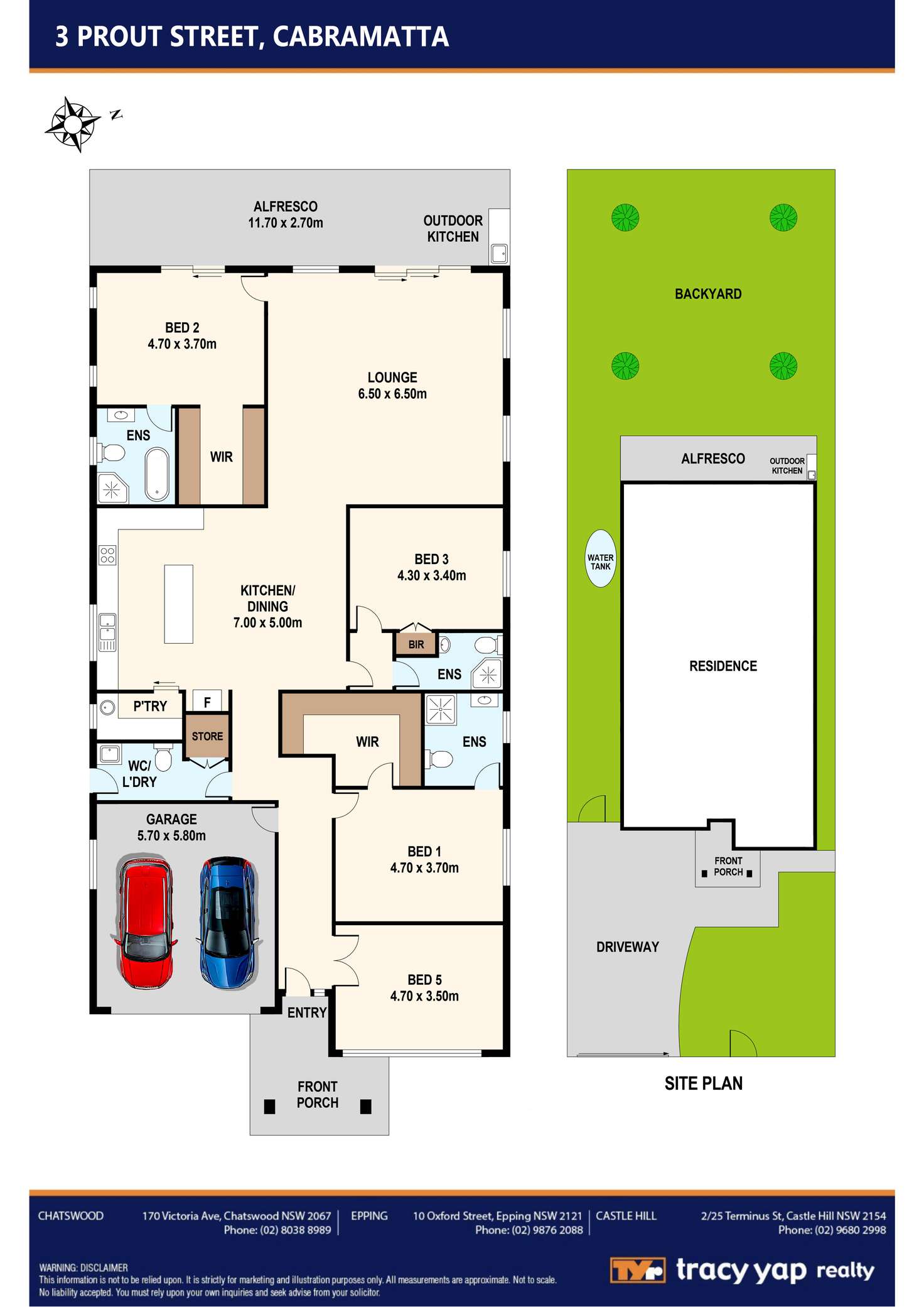 Floorplan of Homely house listing, 3 Prout Street, Cabramatta NSW 2166