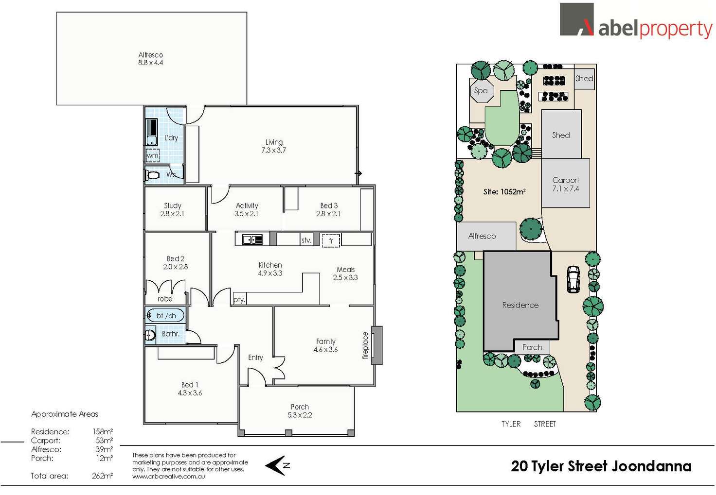 Floorplan of Homely house listing, 20 Tyler Street, Joondanna WA 6060