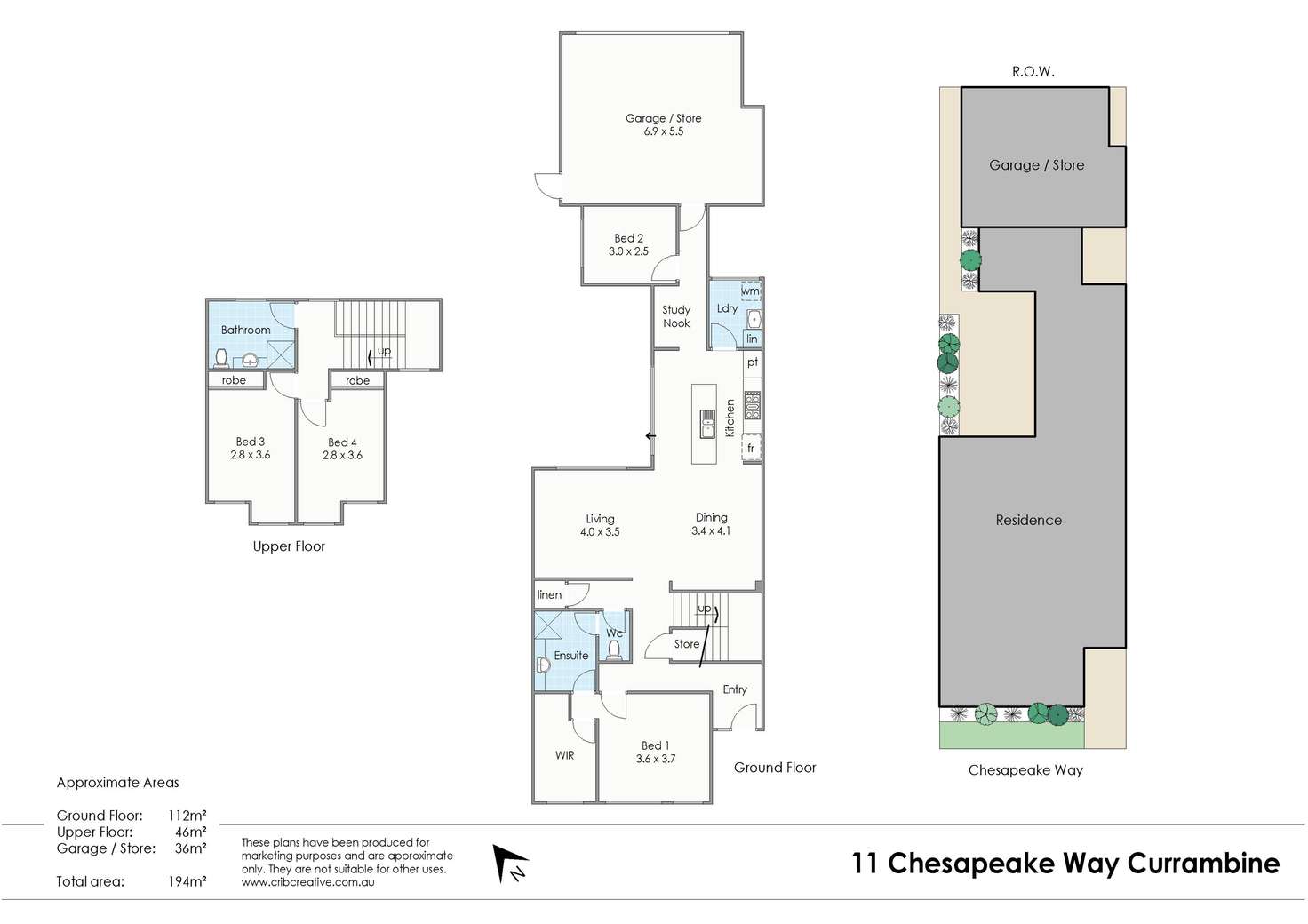 Floorplan of Homely house listing, 11 Chesapeake Way, Currambine WA 6028