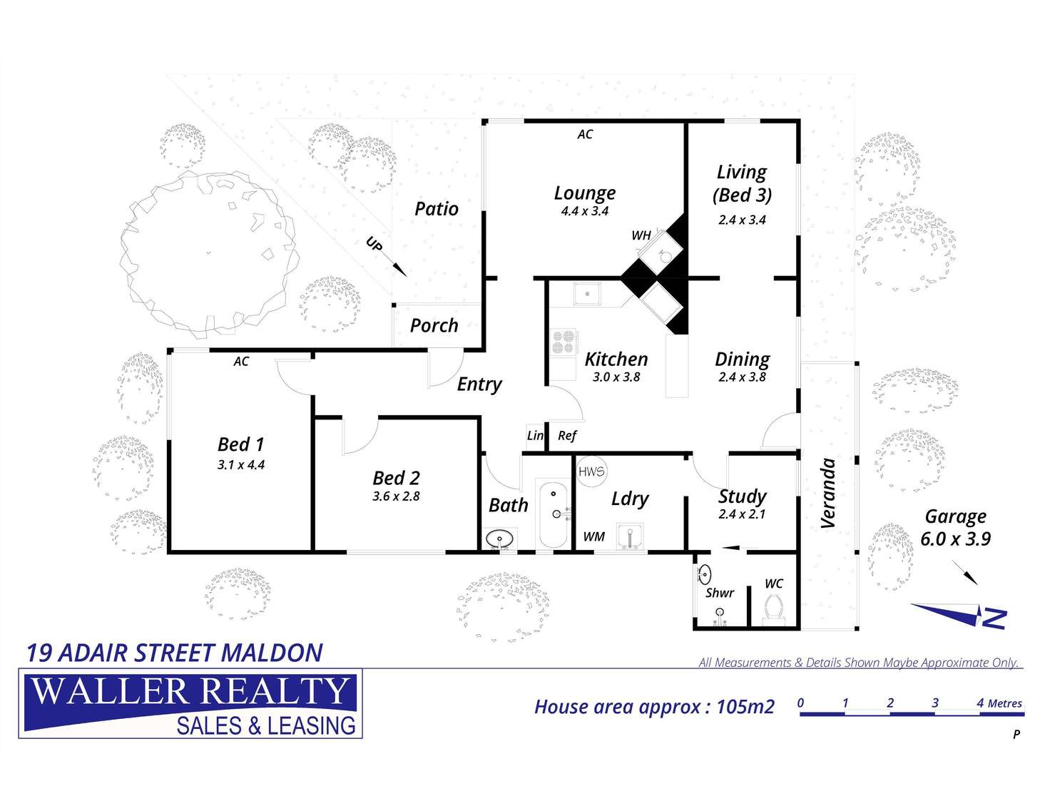 Floorplan of Homely house listing, 19 Adair Street, Maldon VIC 3463