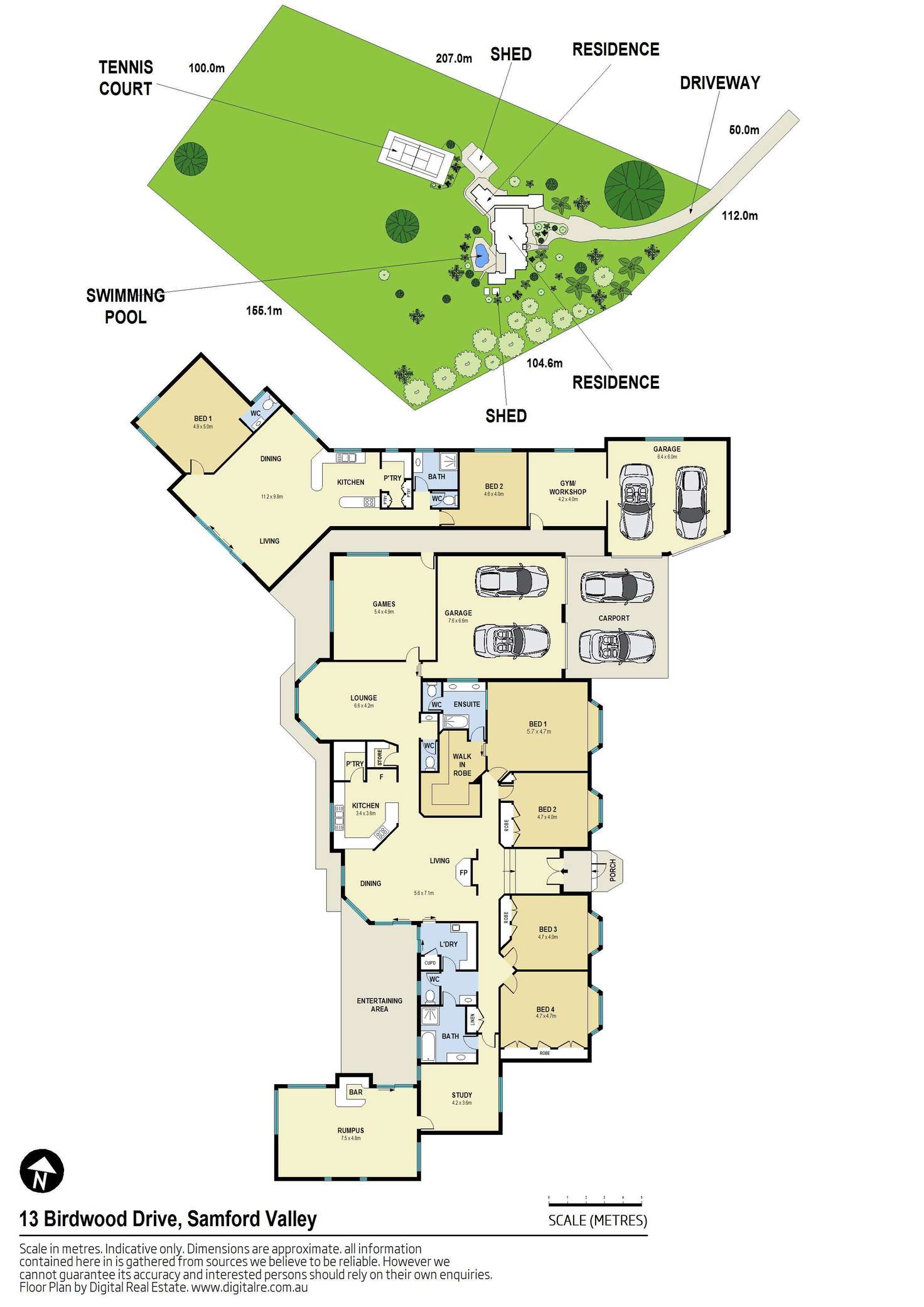 Floorplan of Homely house listing, 13 Birdwood Drive, Samford Valley QLD 4520