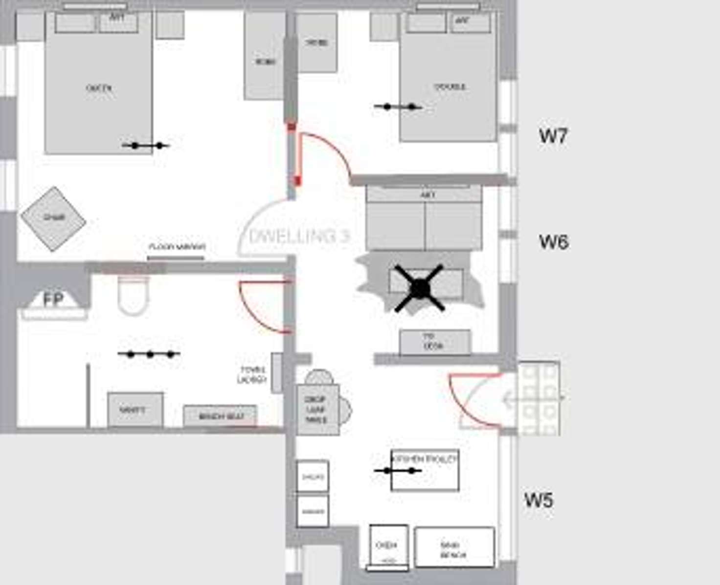 Floorplan of Homely apartment listing, 3/47 Audley Street, Petersham NSW 2049