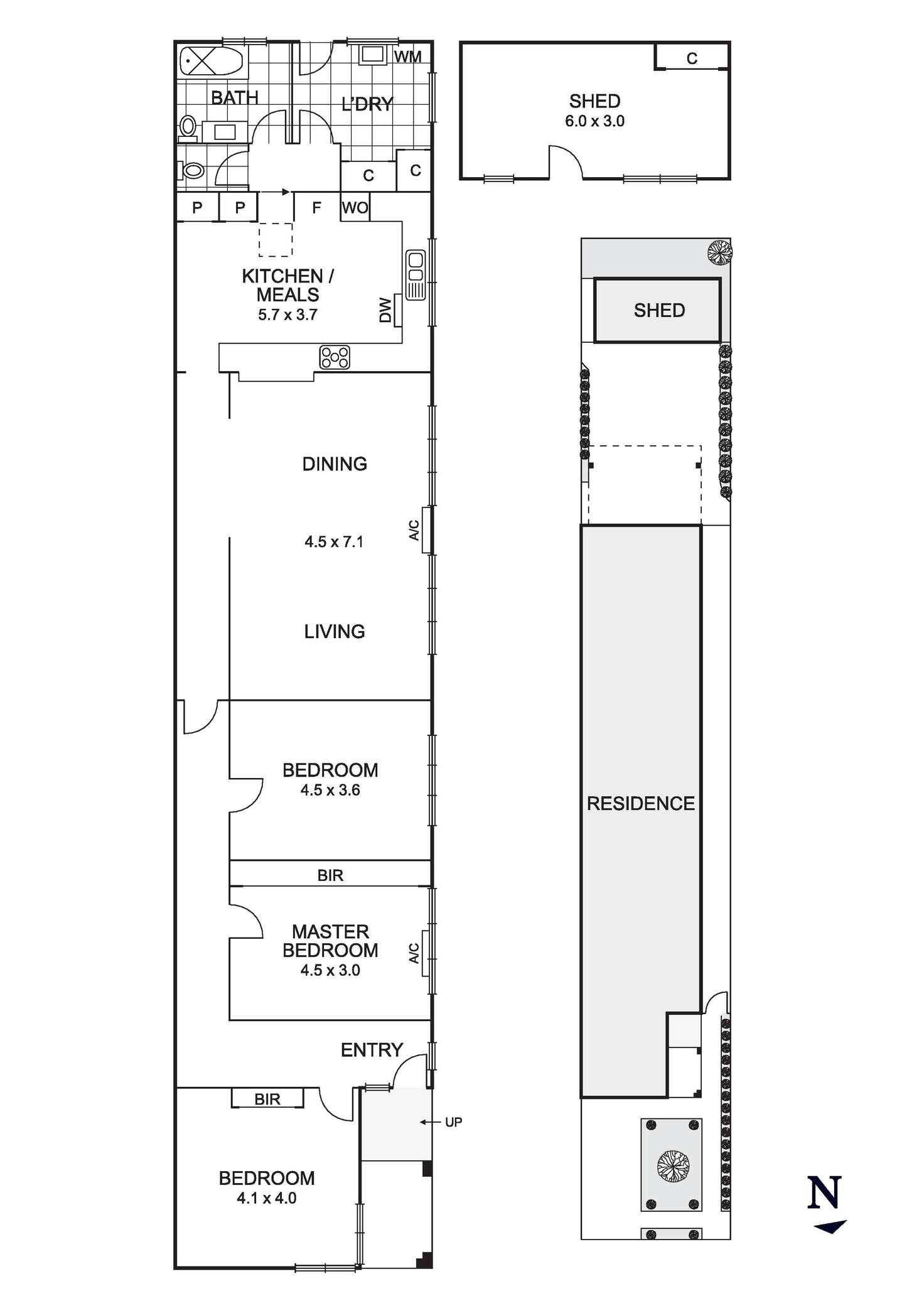 Floorplan of Homely house listing, 60 Mitchell Street, Brunswick VIC 3056