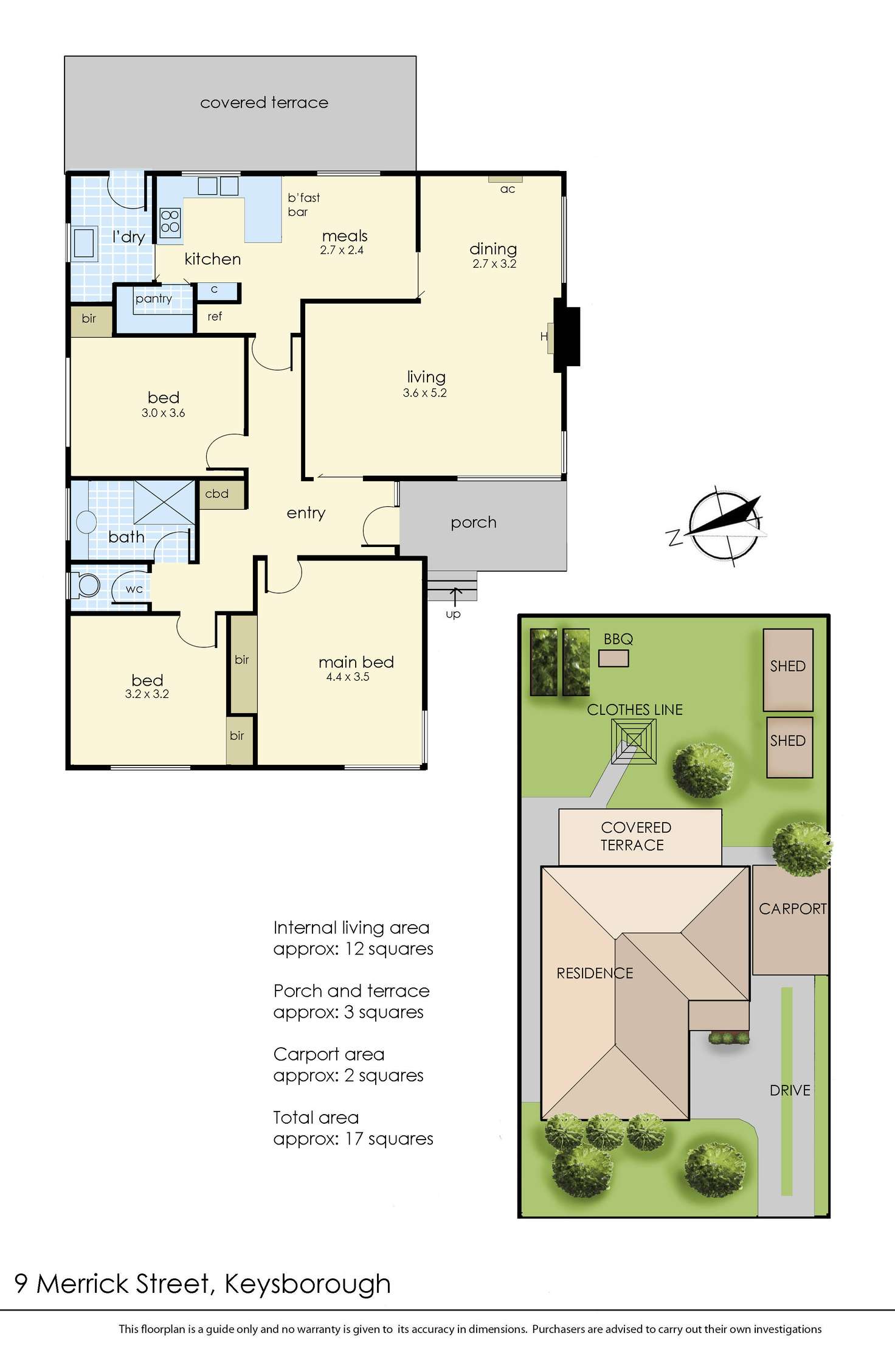 Floorplan of Homely house listing, 9 Merrick Street, Keysborough VIC 3173