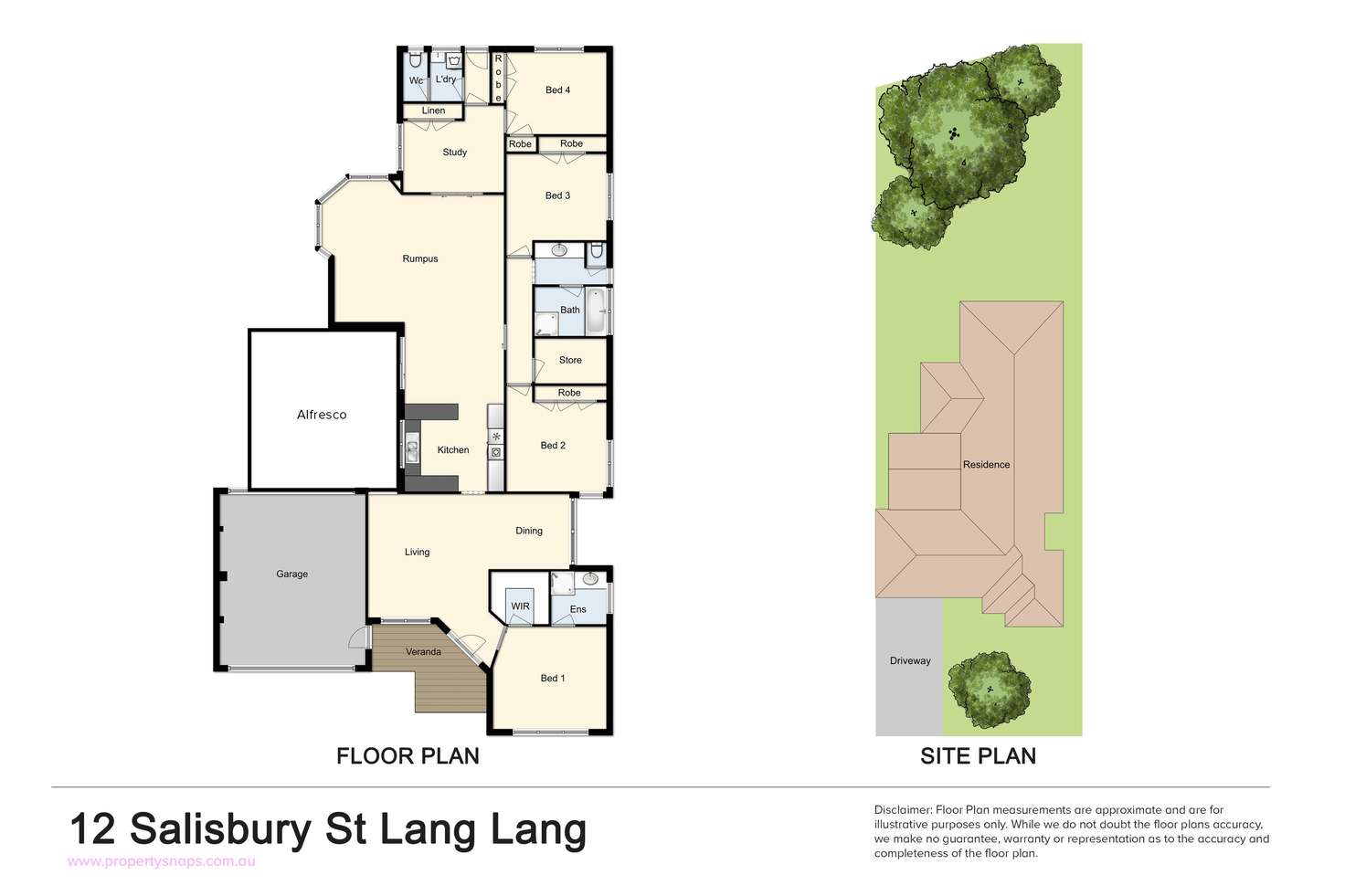 Floorplan of Homely house listing, 12 Salisbury Street, Lang Lang VIC 3984
