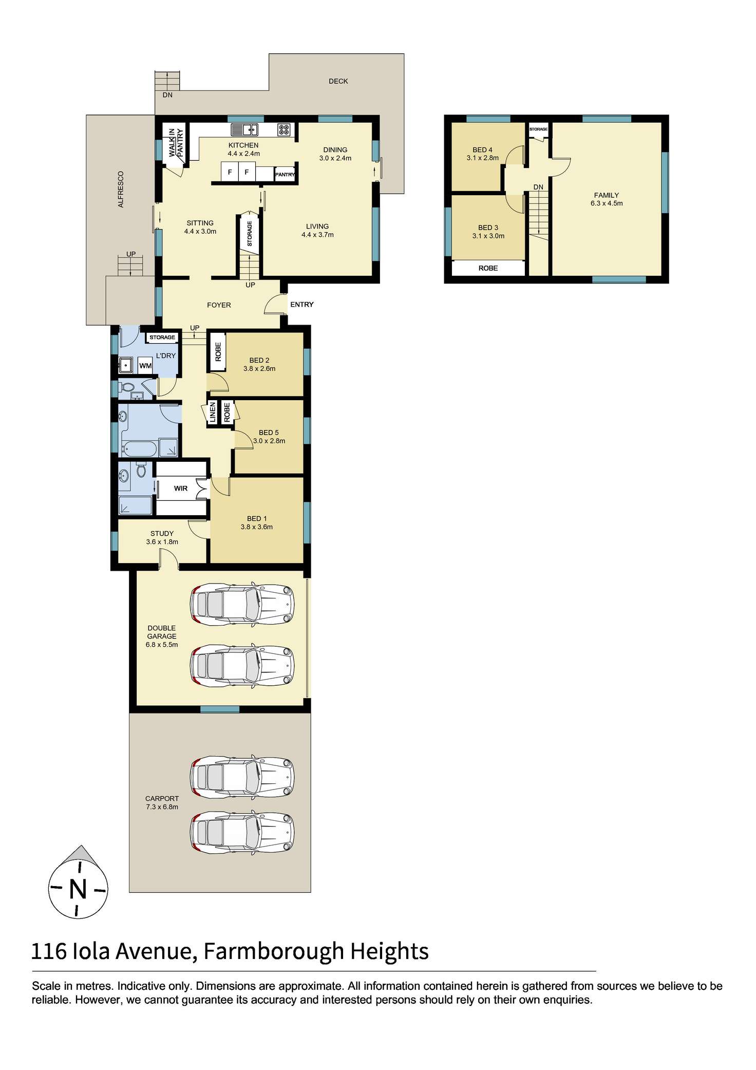 Floorplan of Homely house listing, 116 Iola Avenue, Farmborough Heights NSW 2526