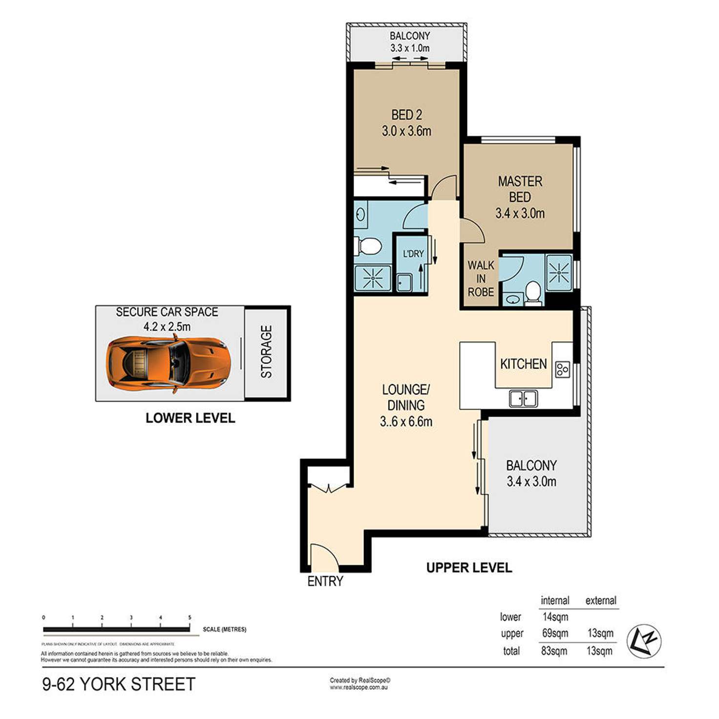 Floorplan of Homely unit listing, 9/62 York Street, Indooroopilly QLD 4068
