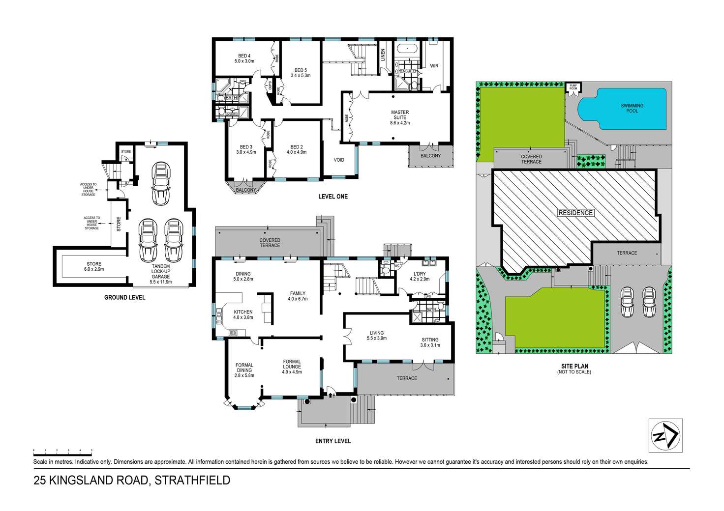 Floorplan of Homely house listing, 25 Kingsland Road, Strathfield NSW 2135