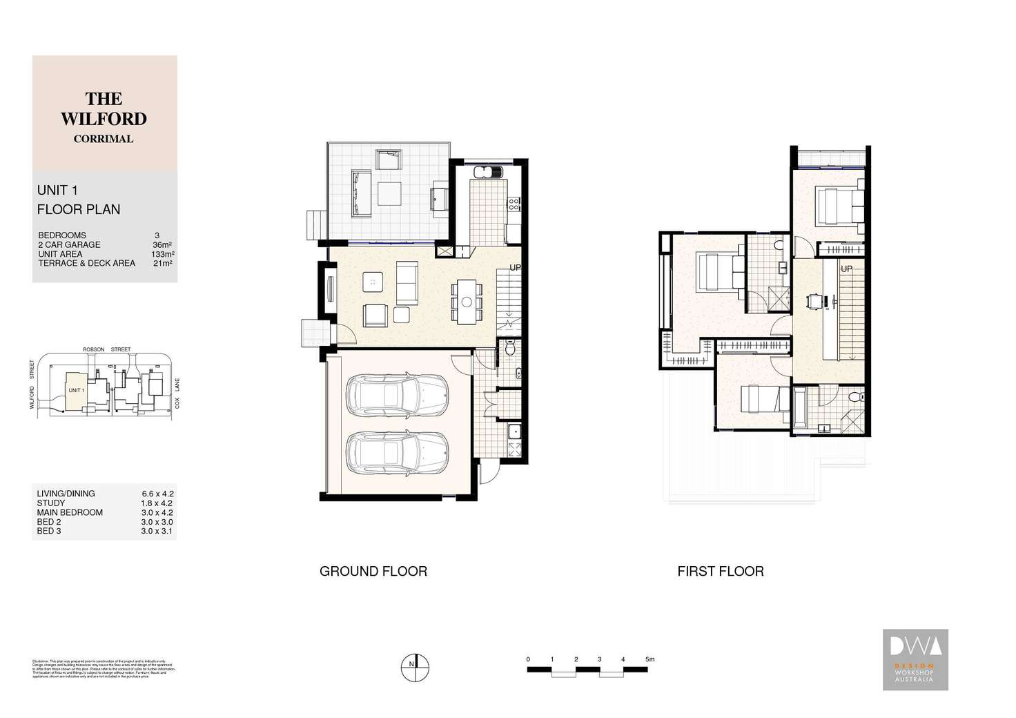 Floorplan of Homely townhouse listing, 33 Wilford Street, Corrimal NSW 2518