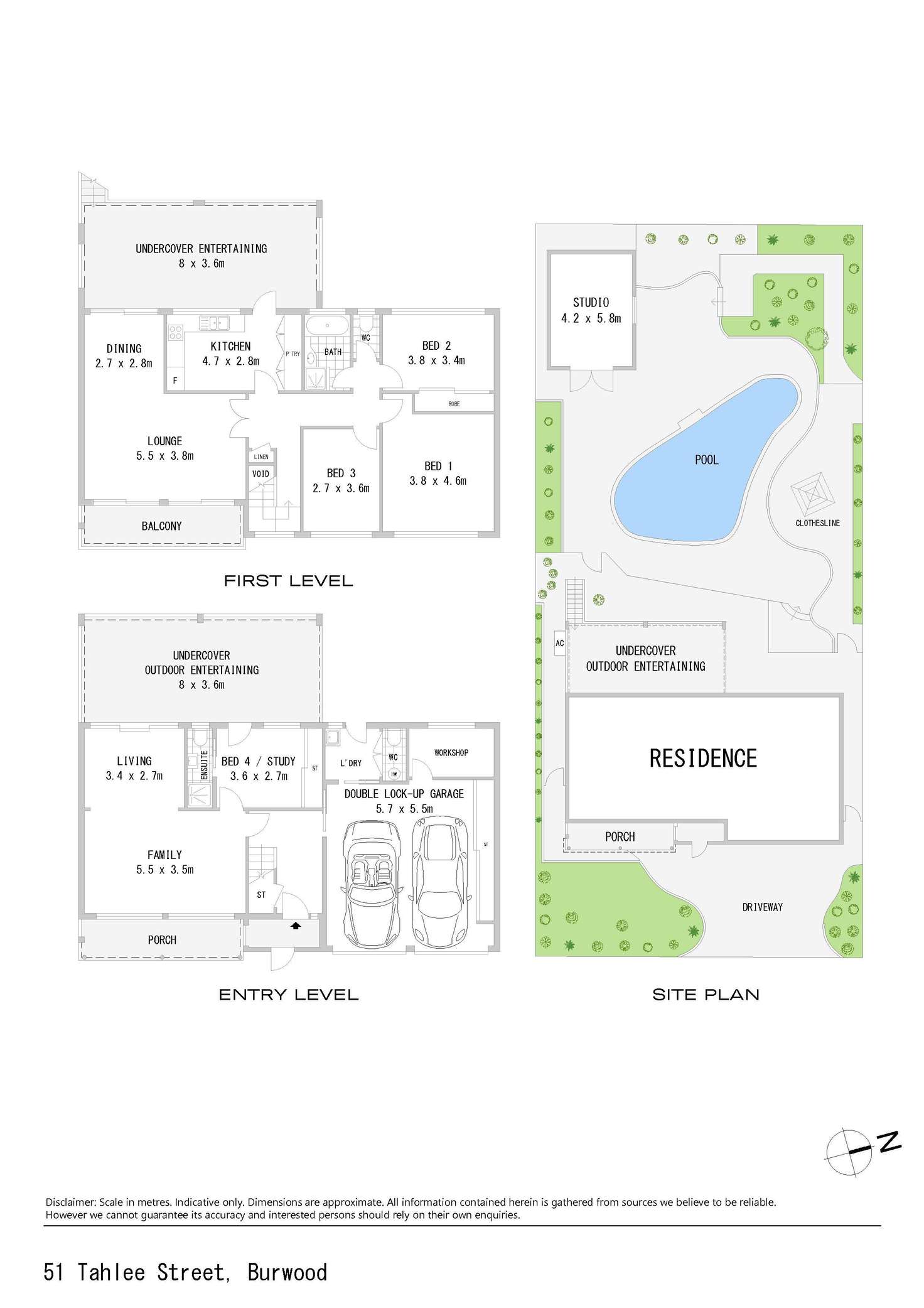 Floorplan of Homely house listing, 51 Tahlee Street, Burwood NSW 2134