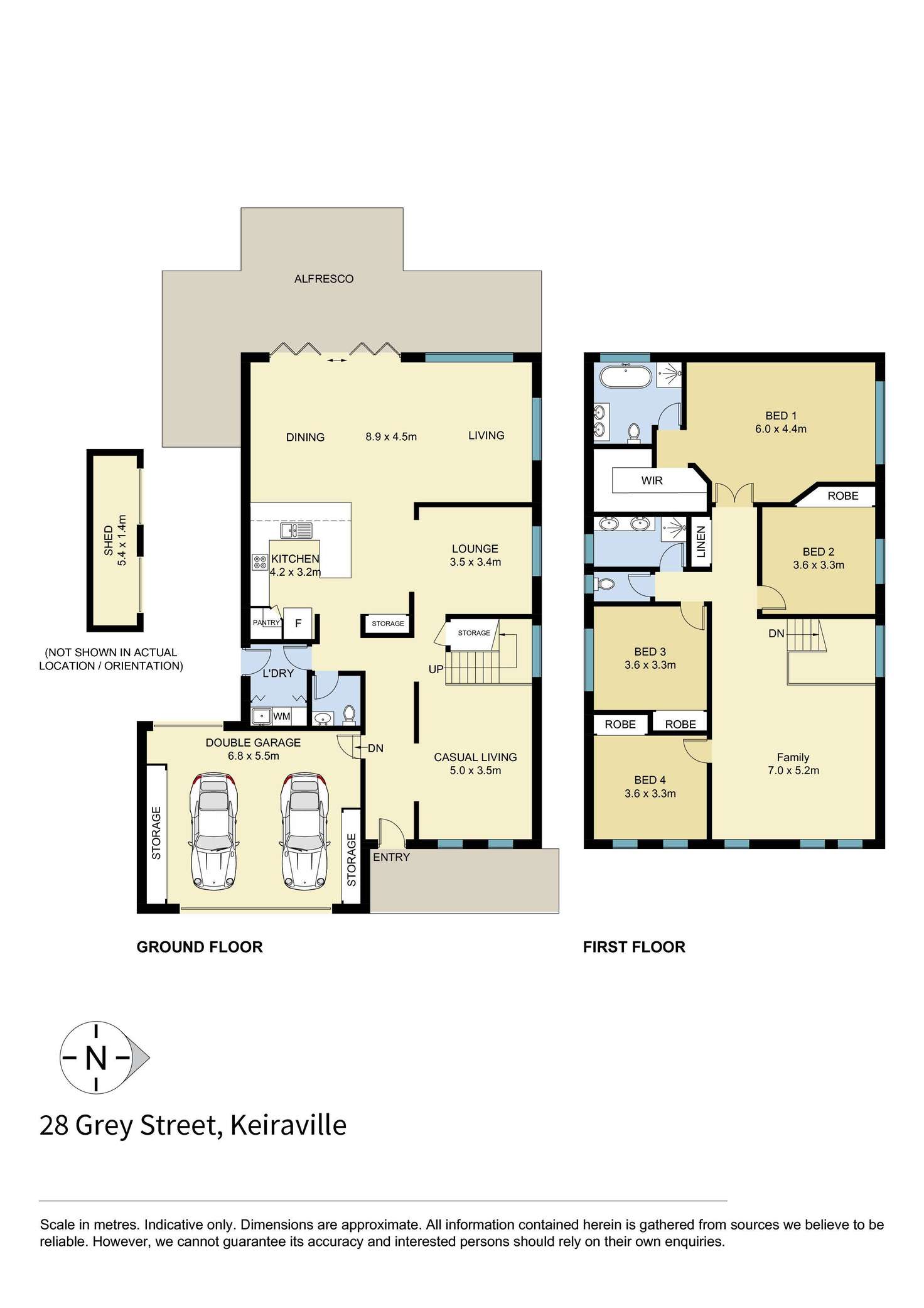 Floorplan of Homely house listing, 28 Grey Street, Keiraville NSW 2500