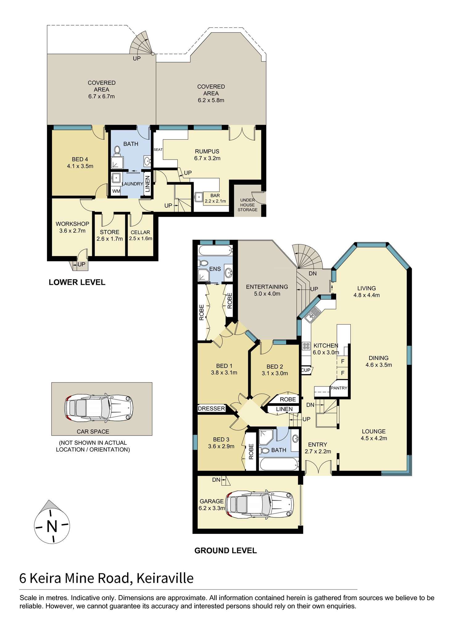 Floorplan of Homely house listing, 6 Keira Mine Road, Keiraville NSW 2500