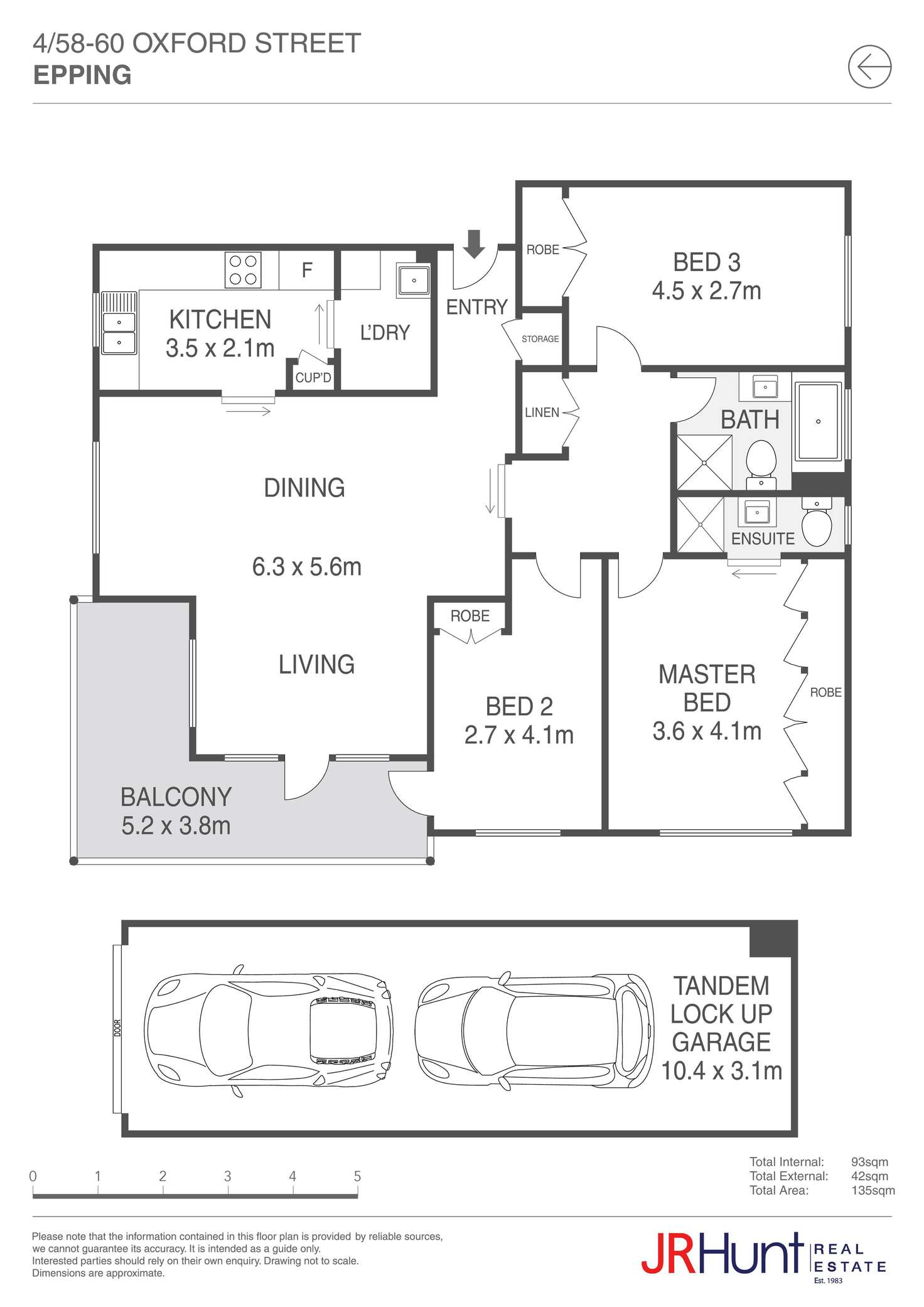 Floorplan of Homely apartment listing, 4/58-60 Oxford Street, Epping NSW 2121