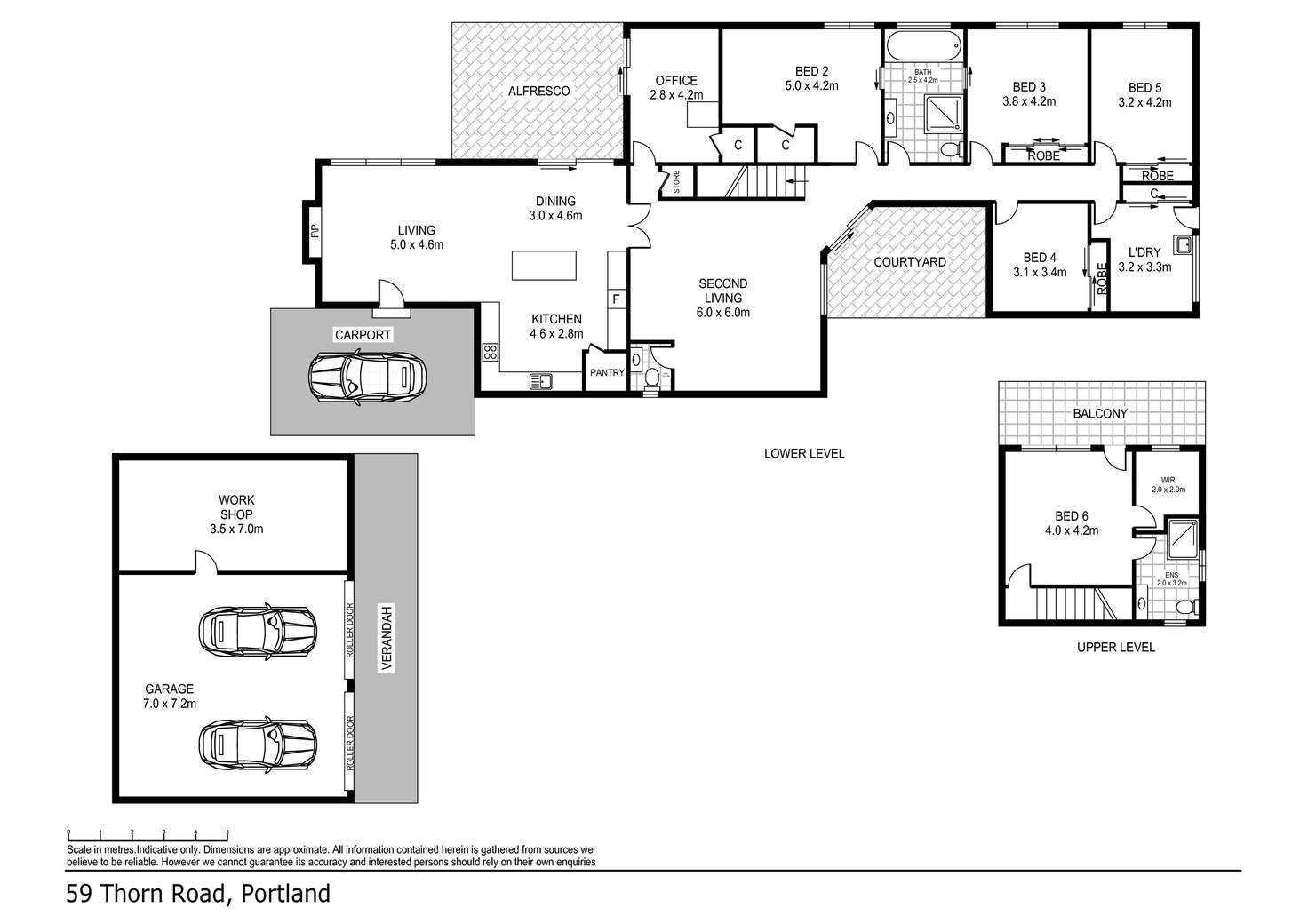 Floorplan of Homely house listing, 59 Thorns Road, Portland West VIC 3305