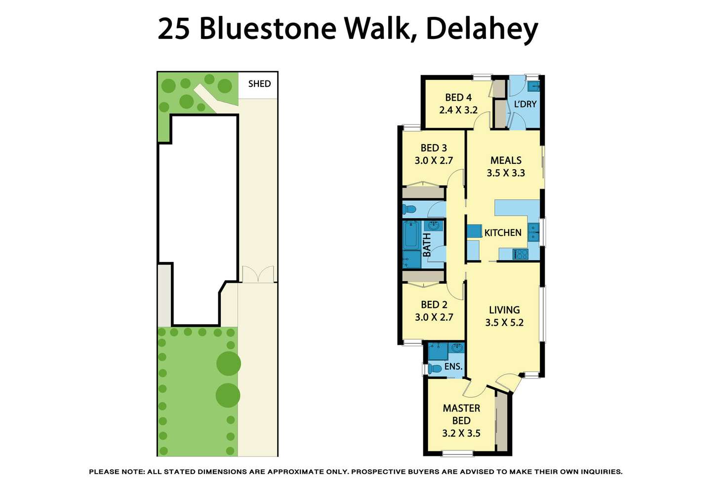 Floorplan of Homely house listing, 25 Bluestone Walk, Delahey VIC 3037