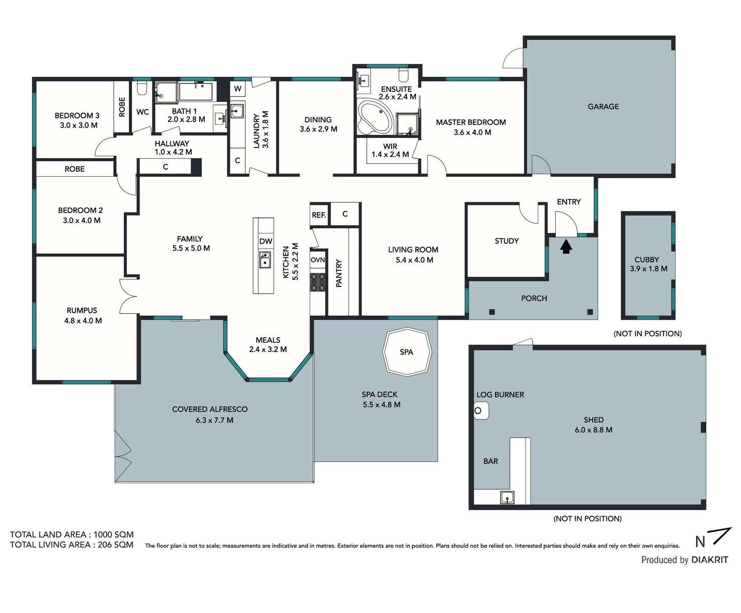 Floorplan of Homely house listing, 23 Beldarry Court, Mount Martha VIC 3934