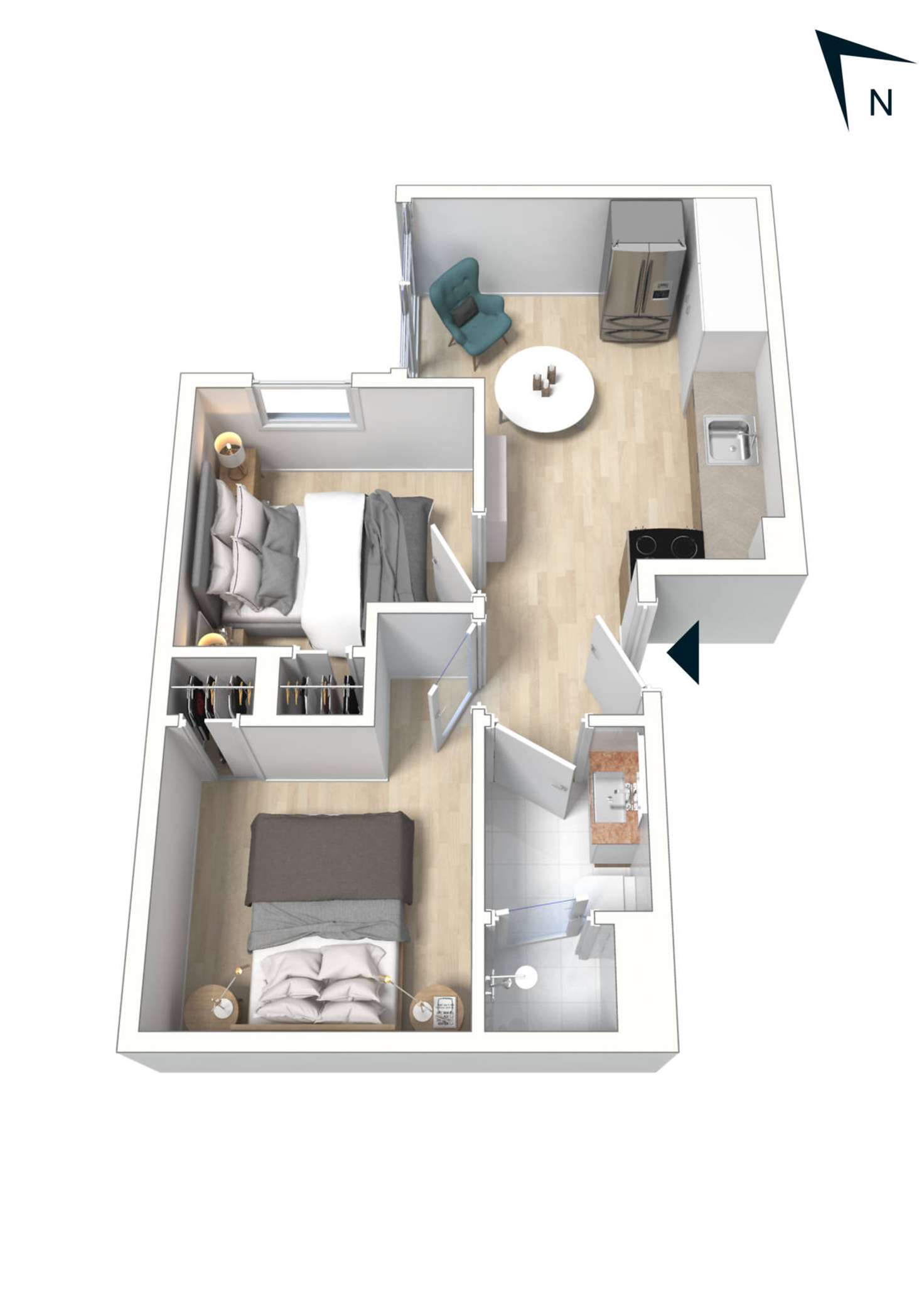 Floorplan of Homely apartment listing, 2115/39 Lonsdale Street, Melbourne VIC 3000