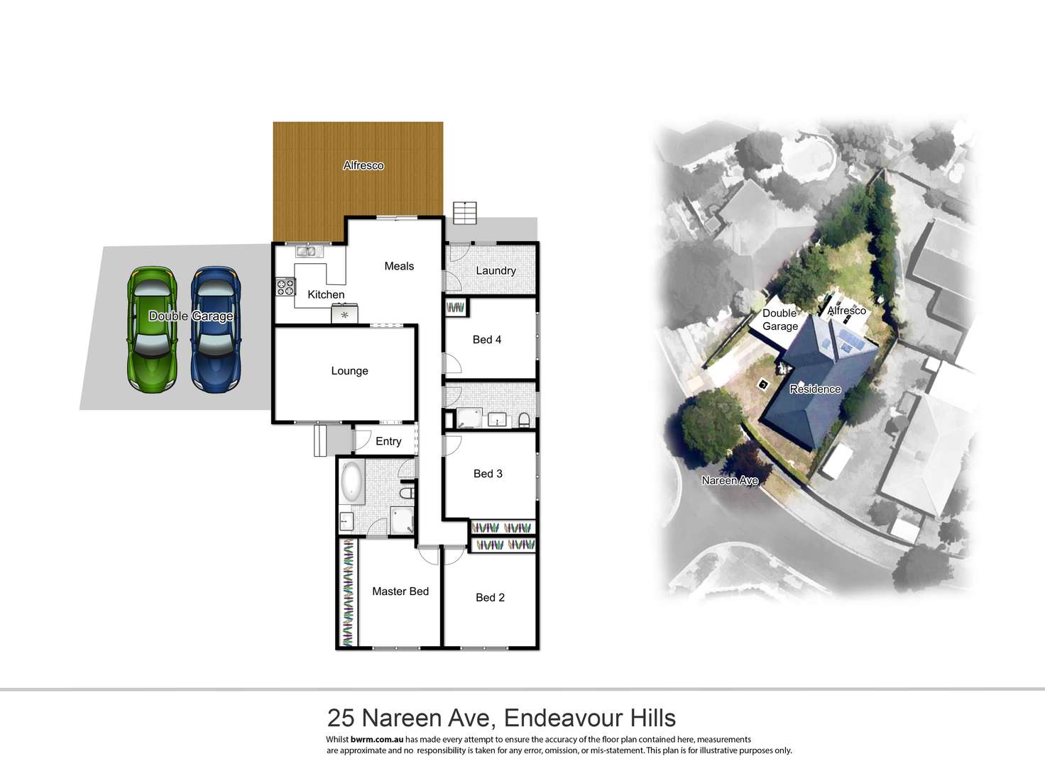Floorplan of Homely house listing, 25 Nareen Avenue, Endeavour Hills VIC 3802