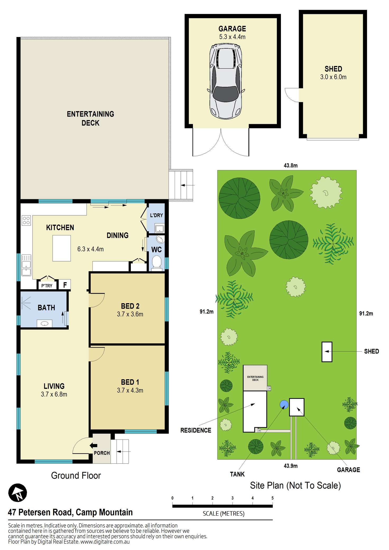 Floorplan of Homely house listing, 47 Petersen Road, Camp Mountain QLD 4520