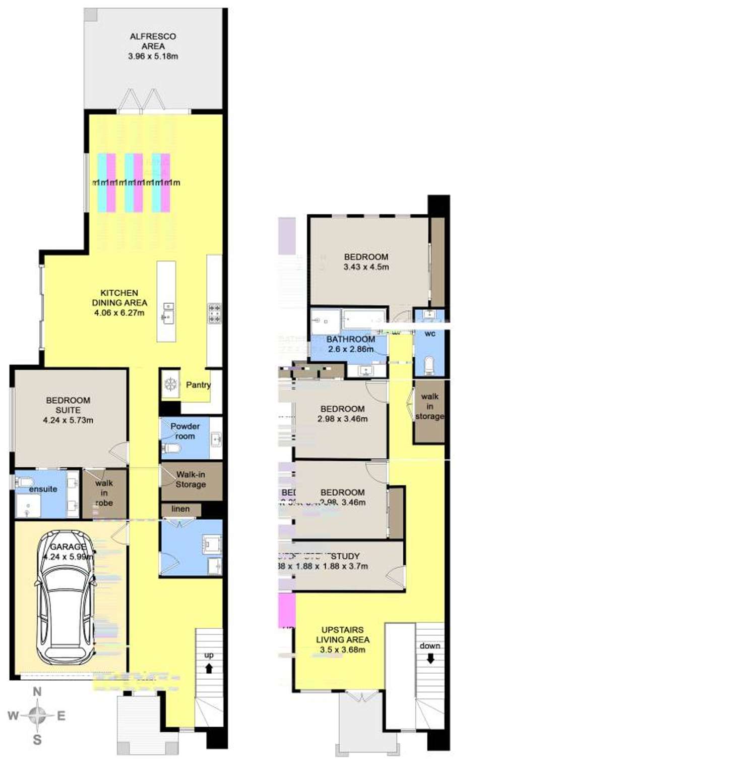Floorplan of Homely house listing, 9A Portland Place, New Lambton NSW 2305