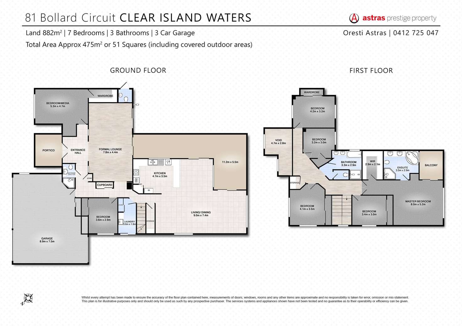 Floorplan of Homely house listing, 81 Bollard Circuit, Clear Island Waters QLD 4226