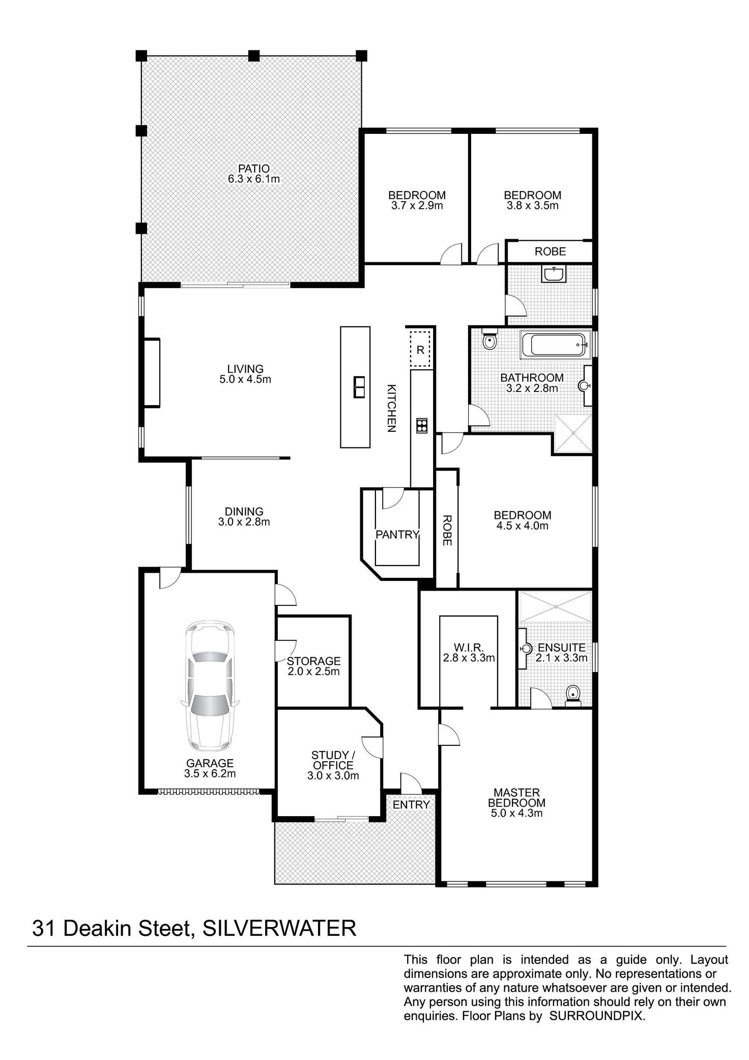 Floorplan of Homely house listing, 31 Deakin Street, Silverwater NSW 2128