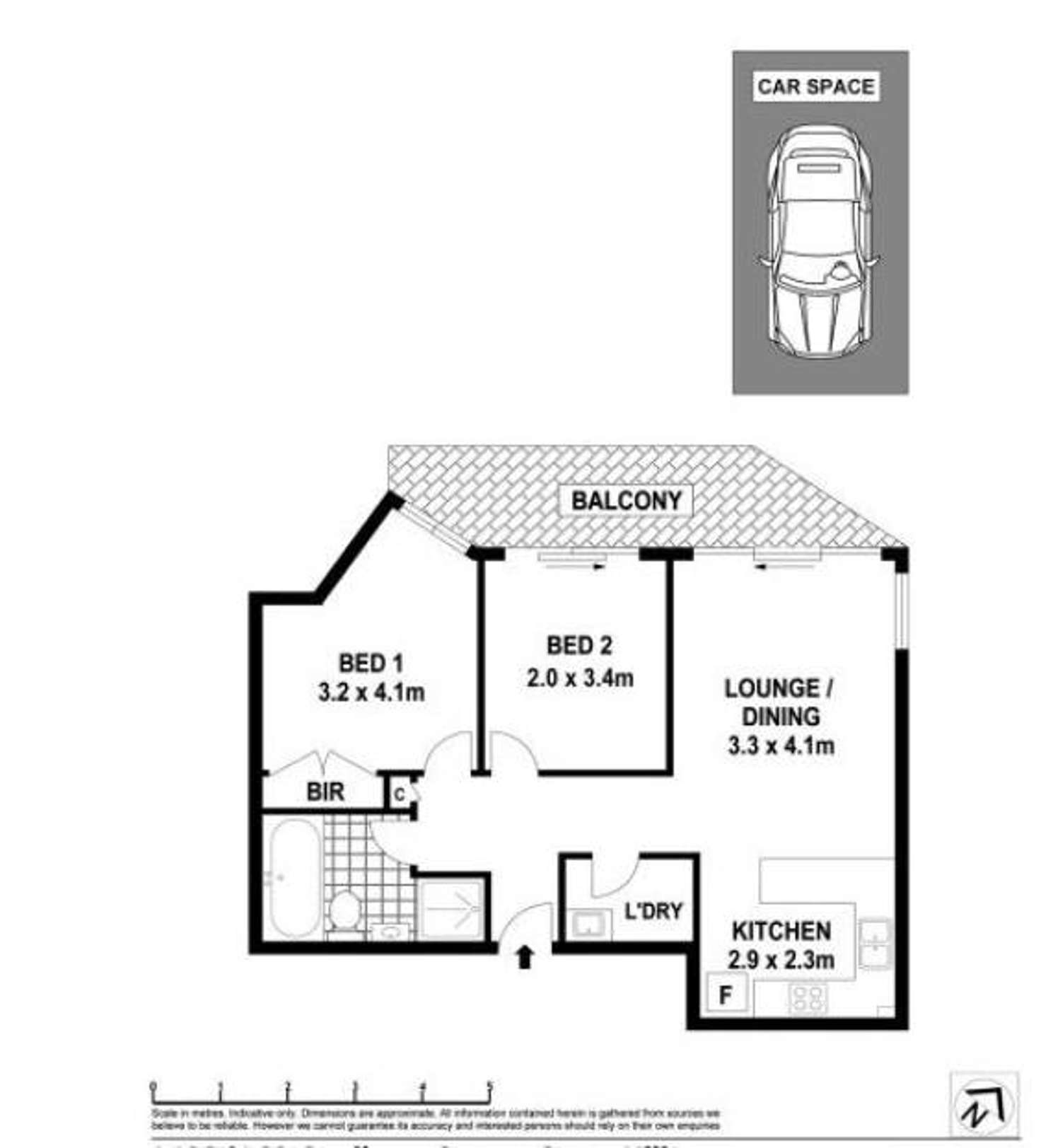 Floorplan of Homely apartment listing, 802/160 Goulburn Street, Surry Hills NSW 2010