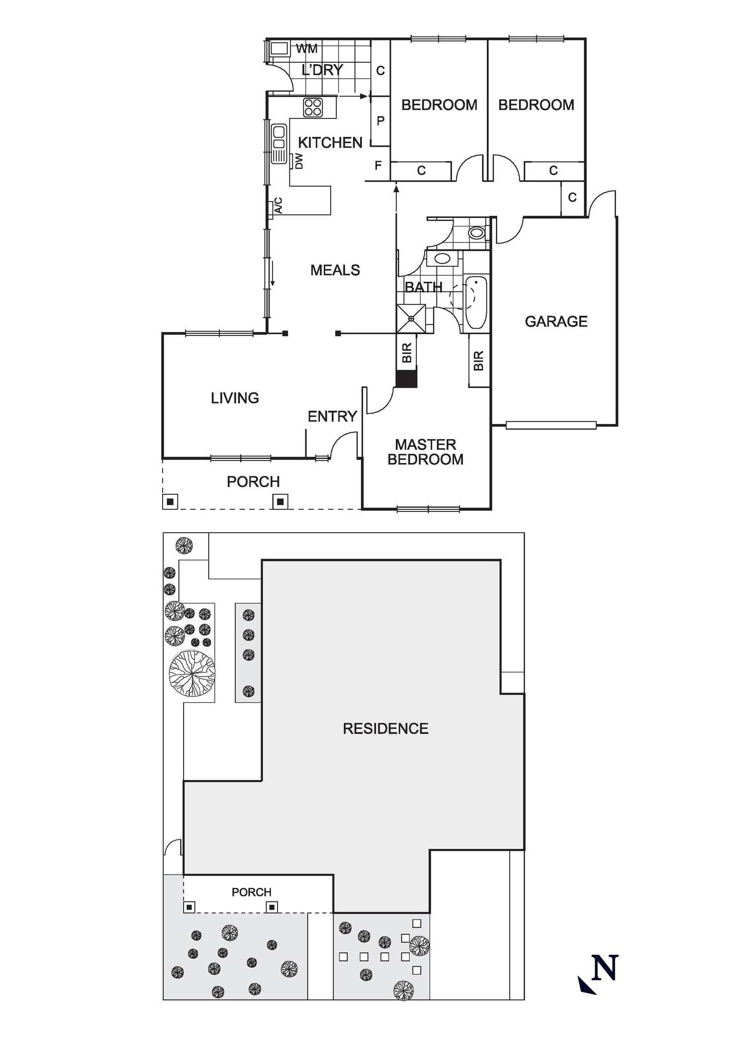 Floorplan of Homely house listing, 44B Wedge Street South, Werribee VIC 3030