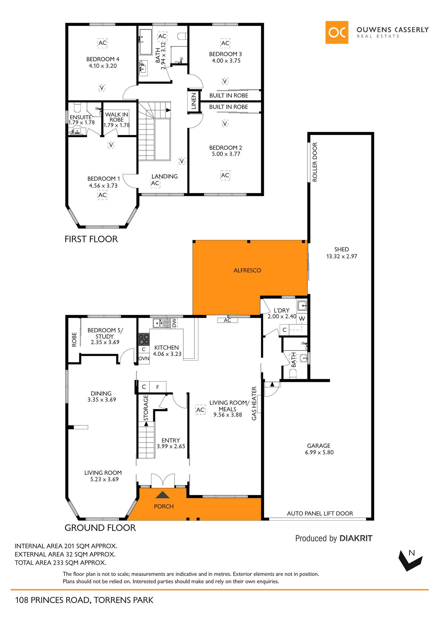 Floorplan of Homely house listing, 108 Princes Road, Mitcham SA 5062